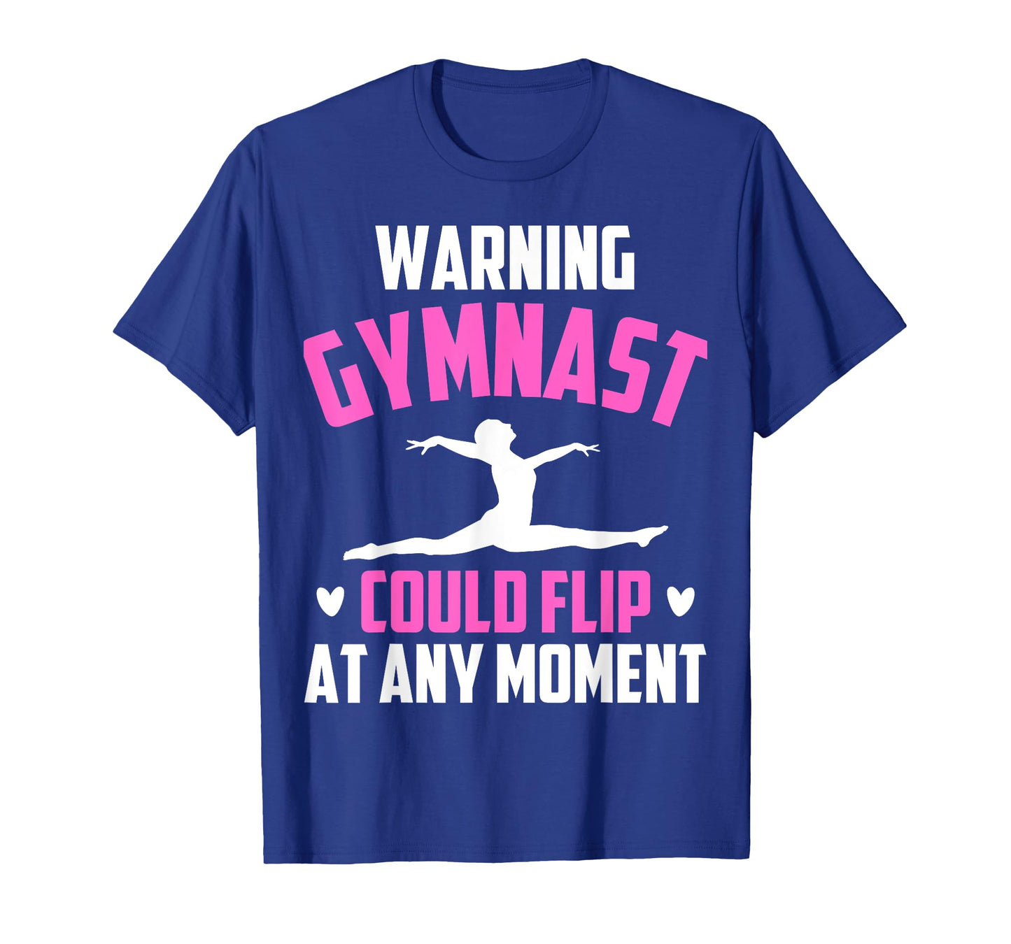 Warning Gymnast Could Flip At Any Moment For Girls Kids T-Shirt