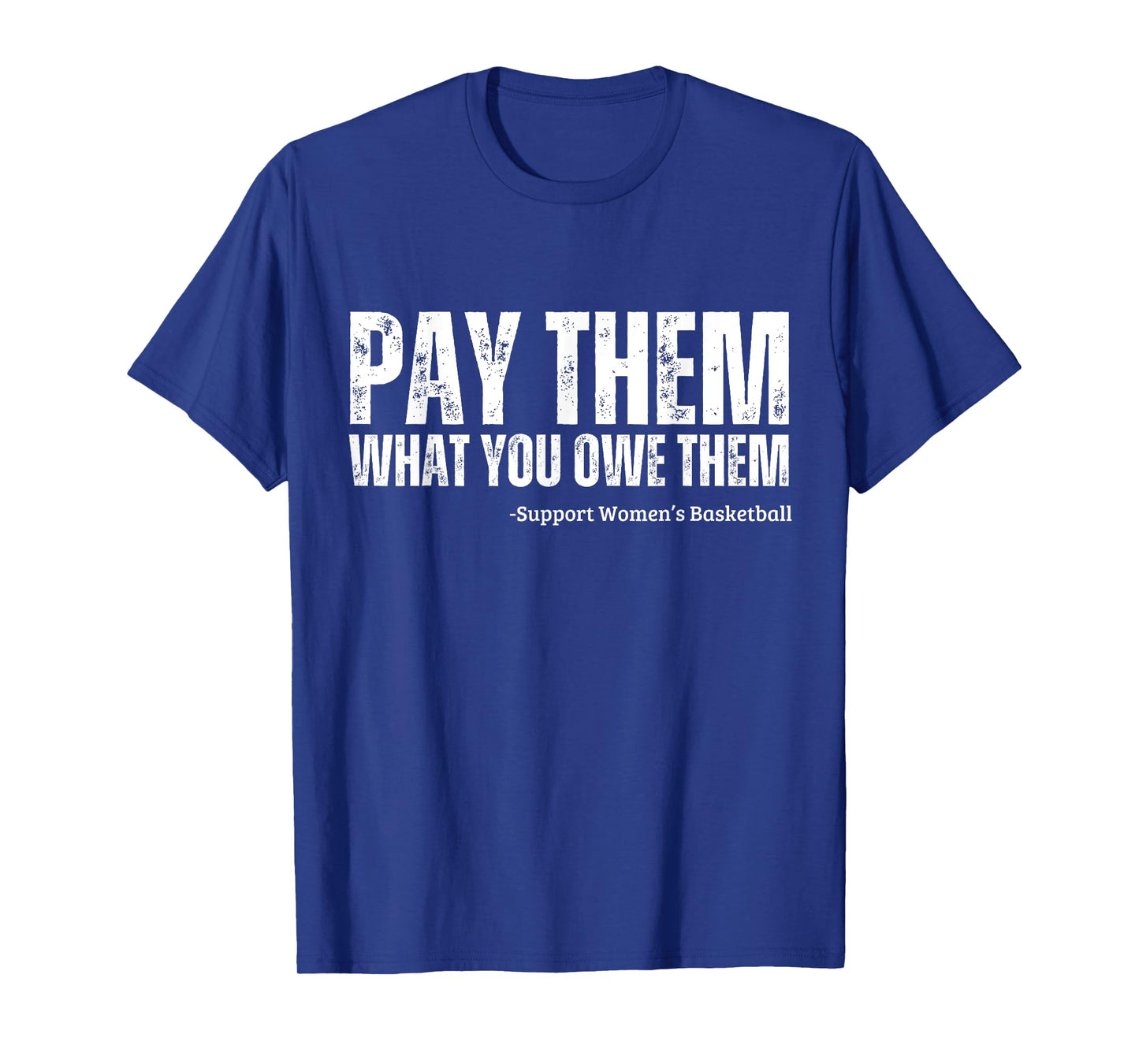 Pay Them What You Owe Them Support Womens Sports T-Shirt
