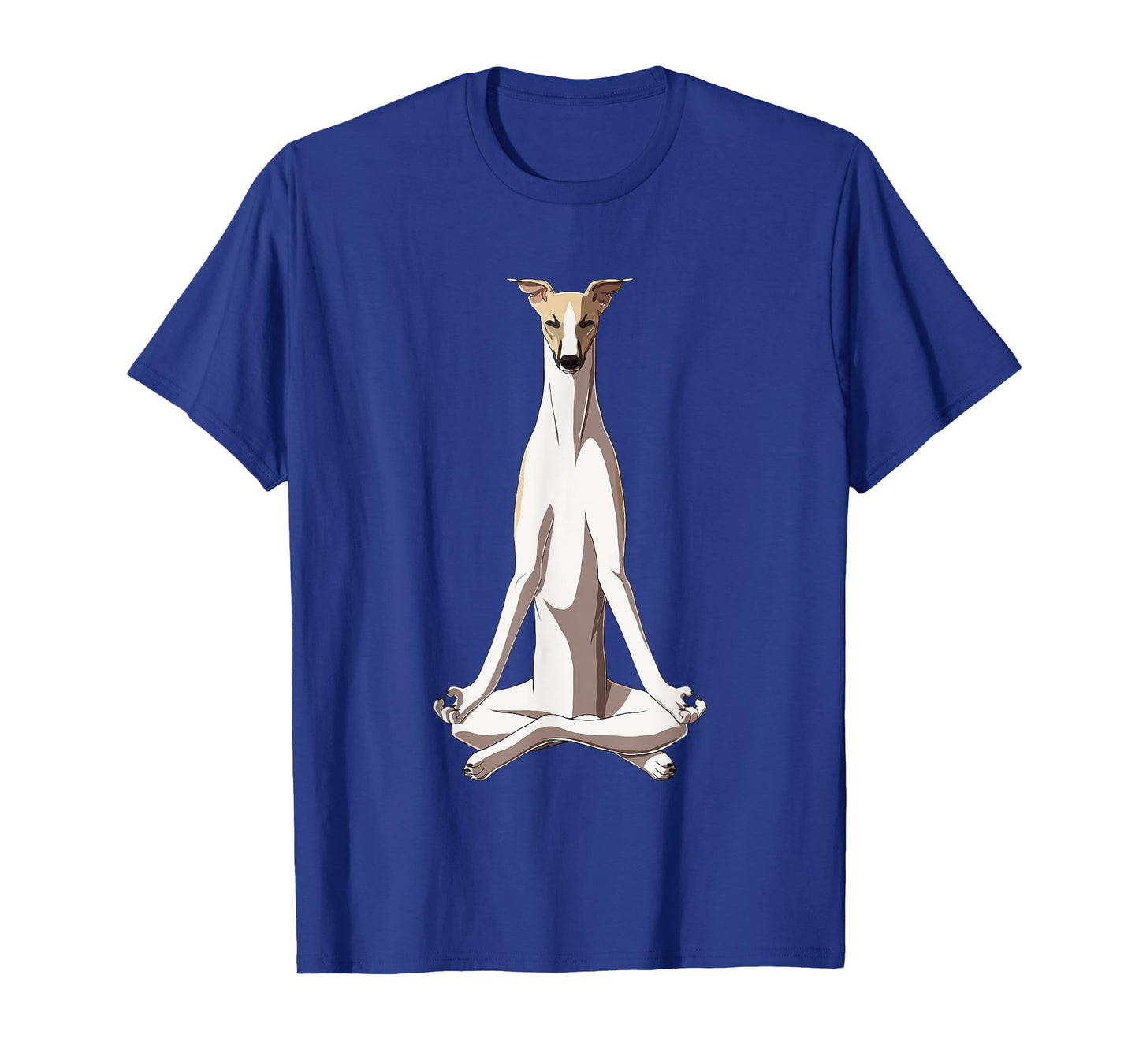 Funny Yoga Dog Whippet Men Women Girls Kids T-Shirt