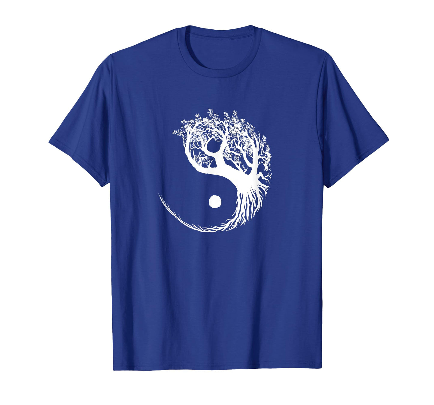 Mandala Yin Yang Bonsai Tree Funny Hippie Gift For Men Women T-Shirt