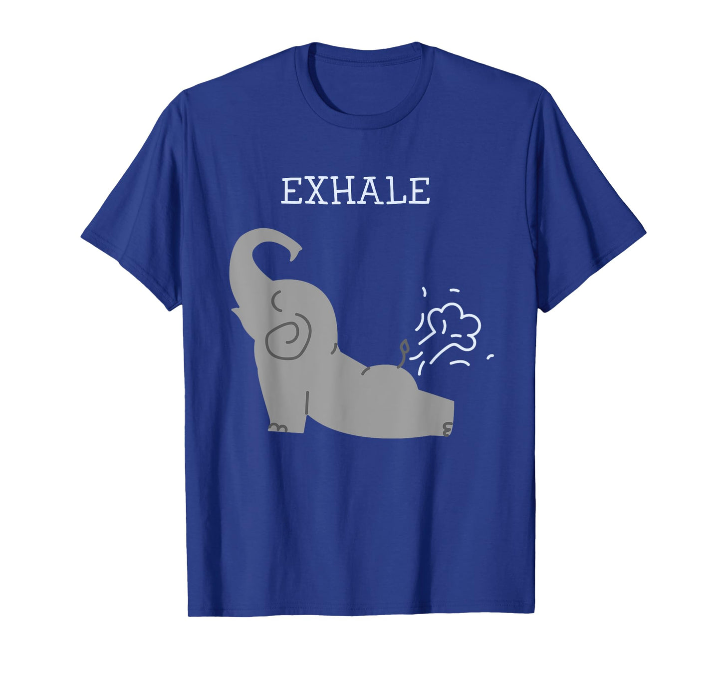 Exhale Elephant Fart Yoga T-Shirt
