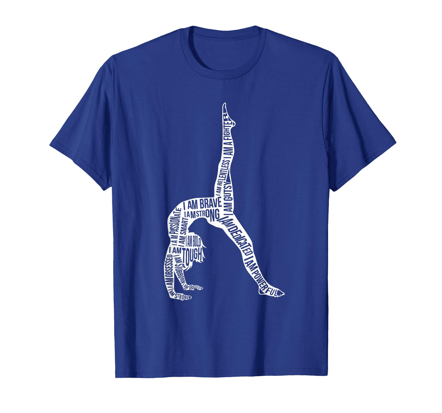 Cheerleading Tumbling Flip Acrobatic Girls Design Gymnastics Typography Funny Gymnast Handstand Women's Black Short Sleeve Classic Fit T-Shirt