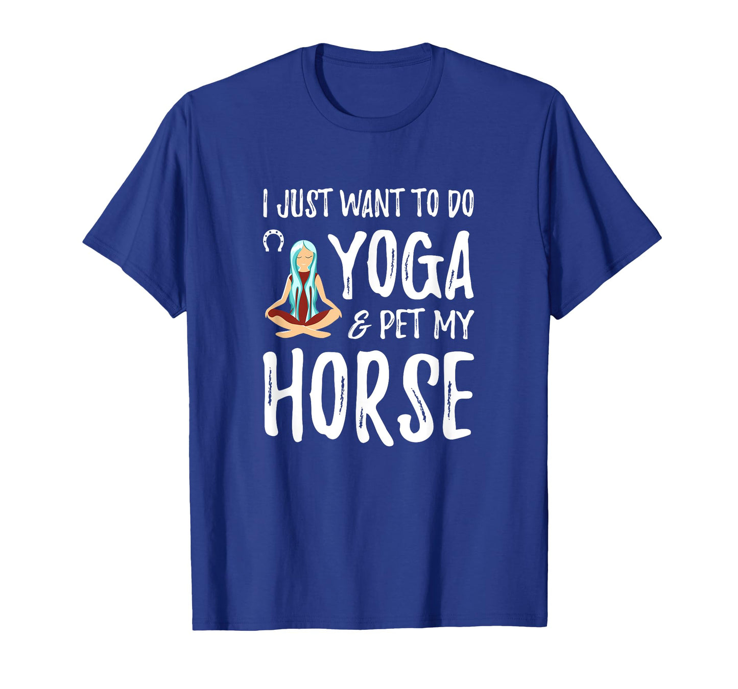 Yoga and Horse for Funny Horse Mom Gift Idea T-Shirt