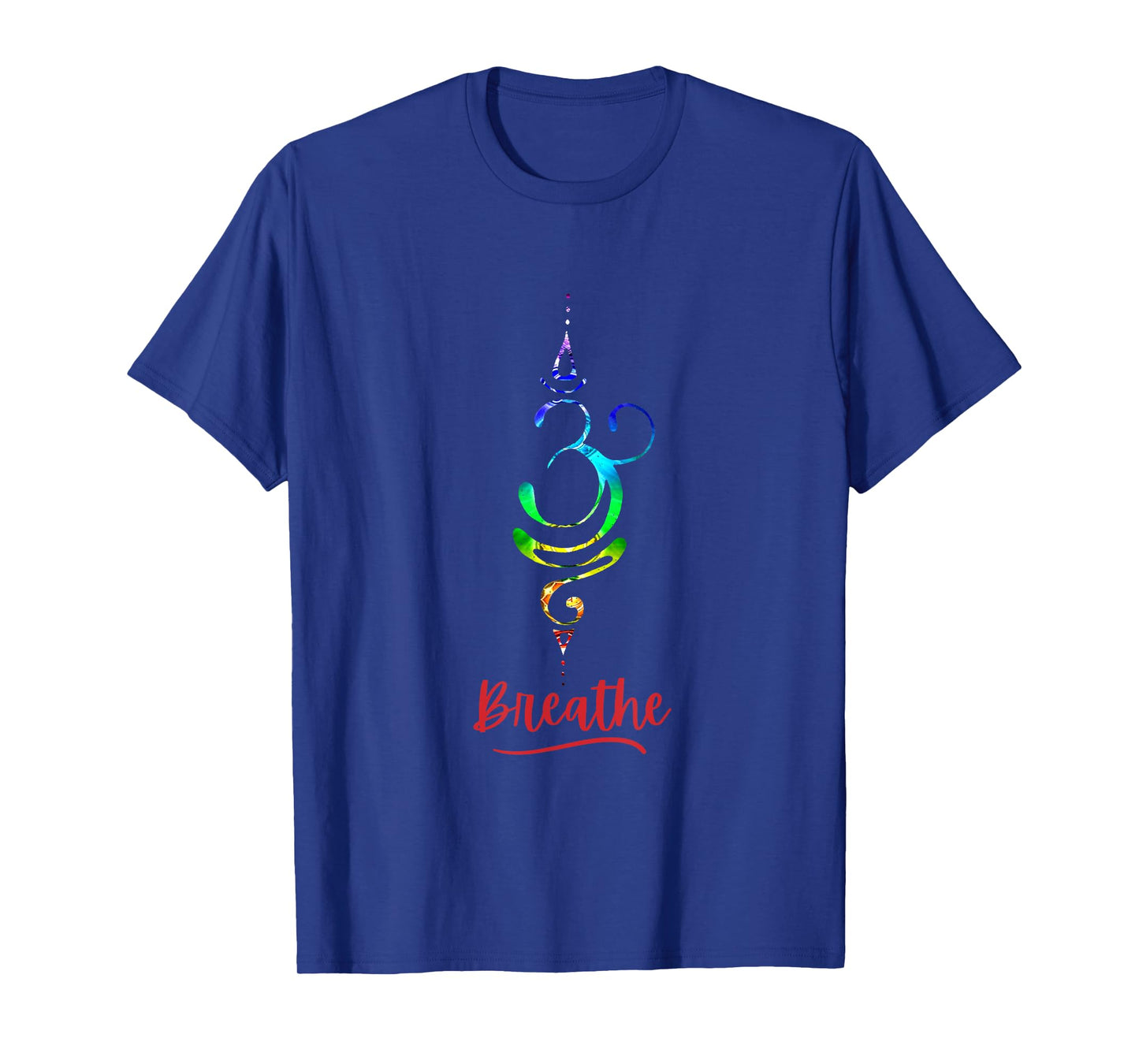 Breathe Chakra Symbol Yoga Meditation Spiritual T-Shirt