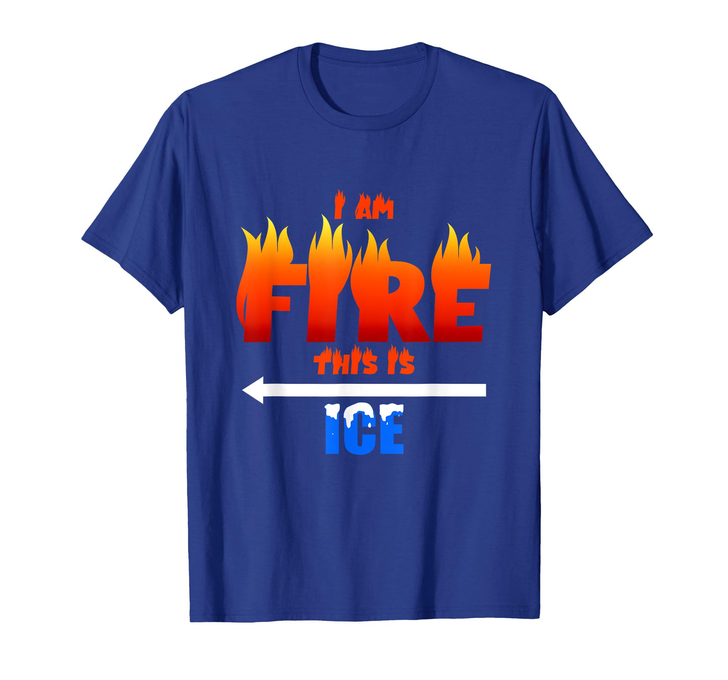 Funny Ice and Fire Costume Halloween Family Matching Women T-Shirt