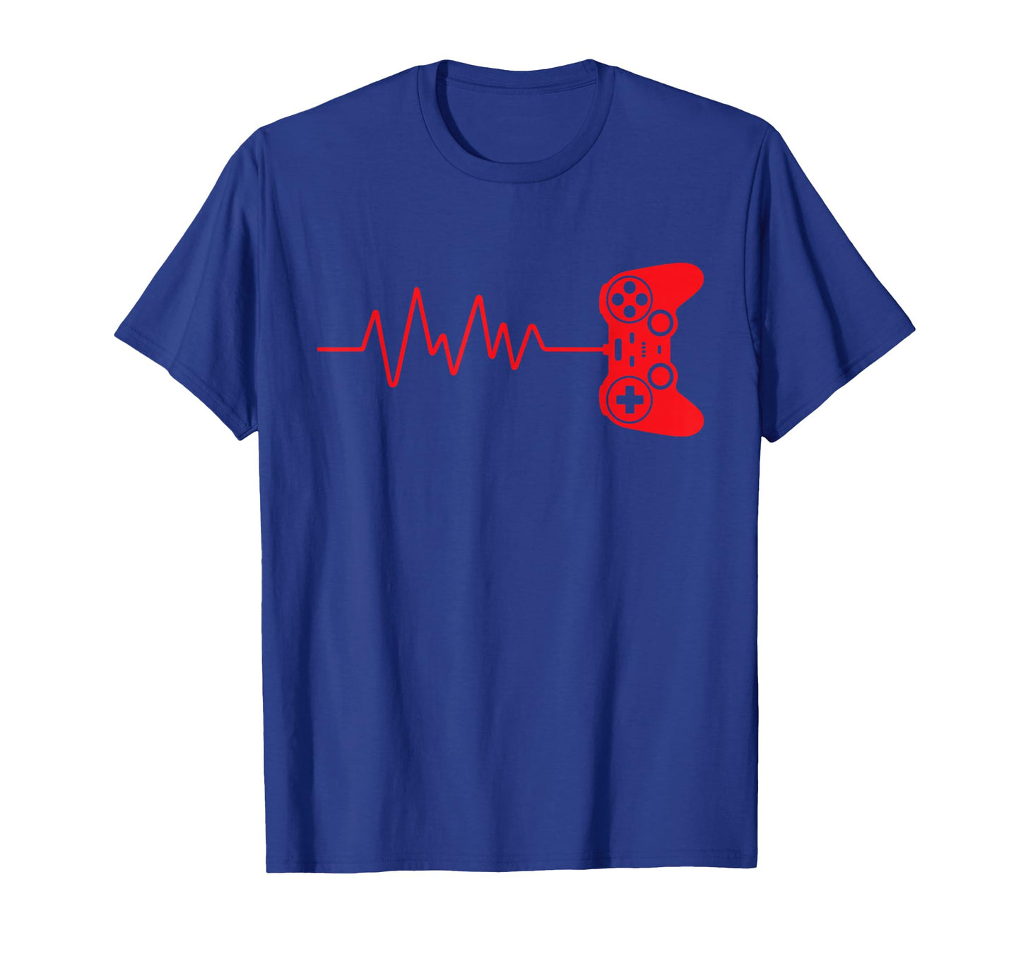 Gamer Heartbeat Video Games Gaming Boys Teens Controller T-Shirt