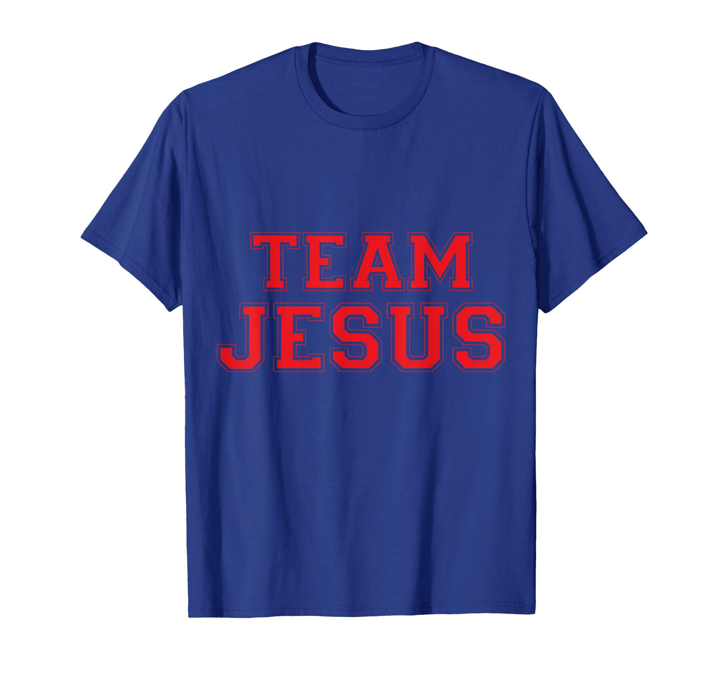 Christian T Shirts Team Jesus (Red)