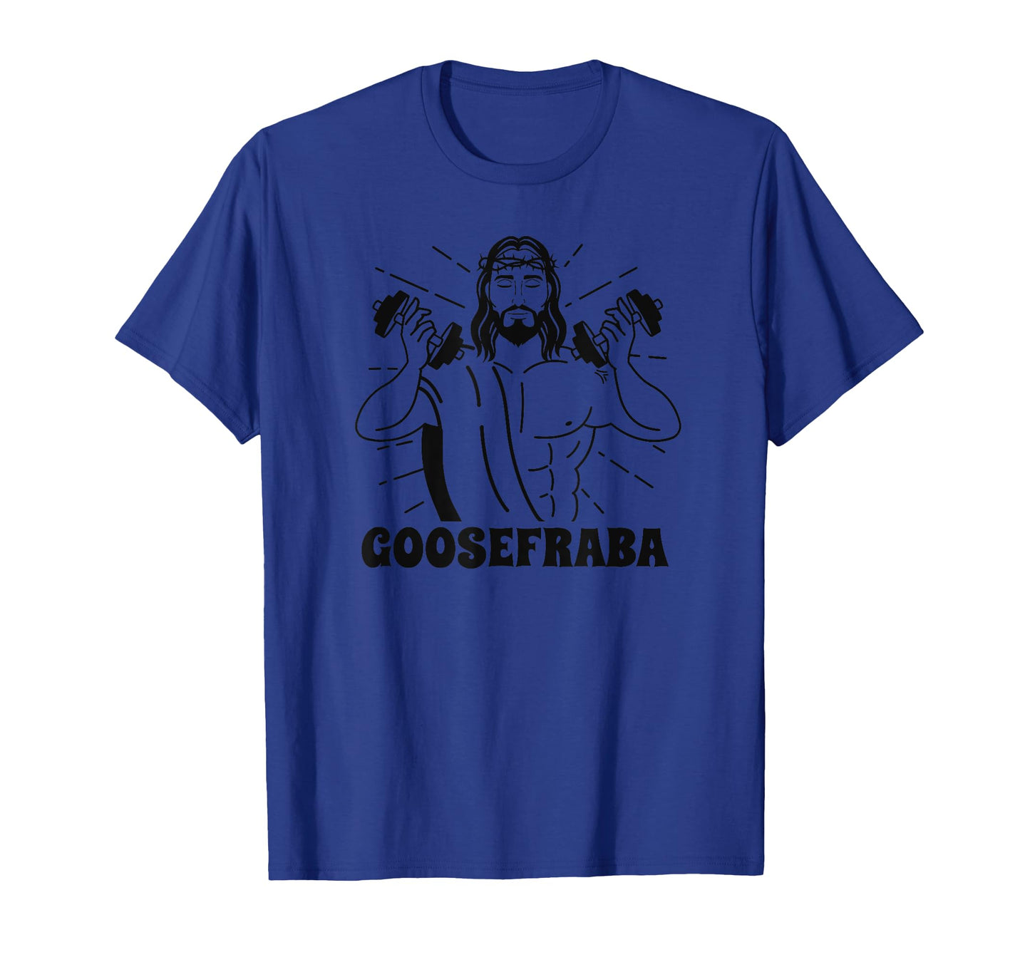 Goosefraba Yoga Workin' Out Zen Buddha Funny Sayings Quotes T-Shirt