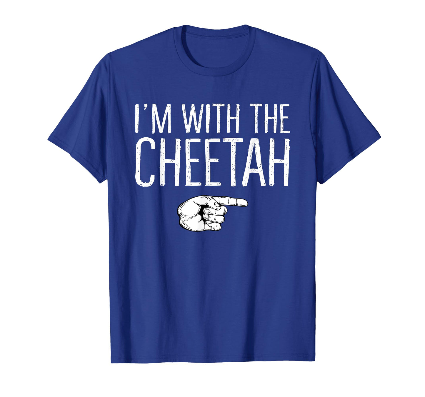 I'm With The Cheetah Matching Costume Lazy Halloween Party T-Shirt