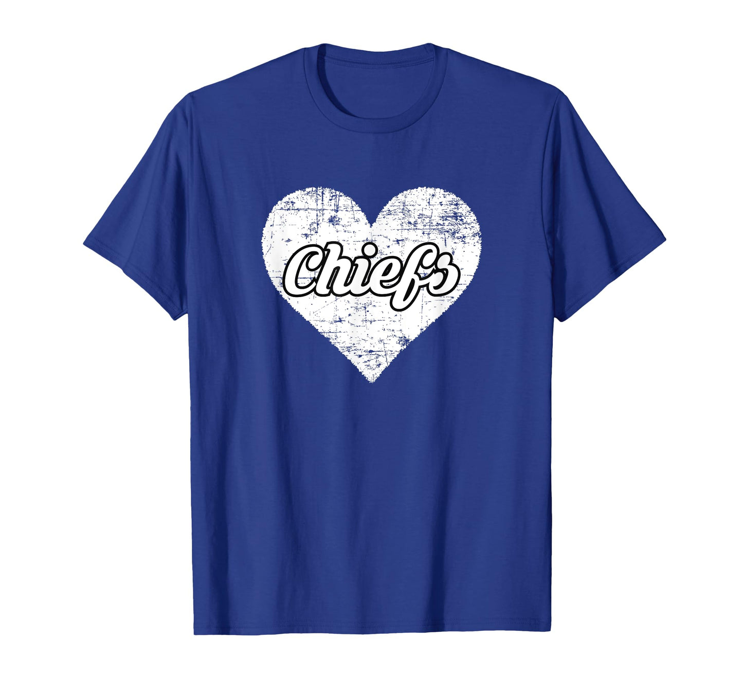 Chiefs Over Distressed Heart Huron T-Shirt