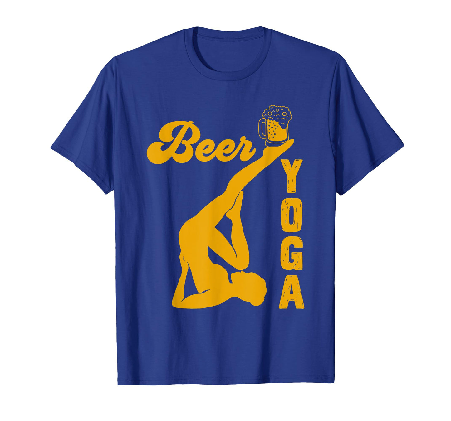 Yoga Outfit BEER YOGA Beer Drinker Funny Beer Yoga T-Shirt