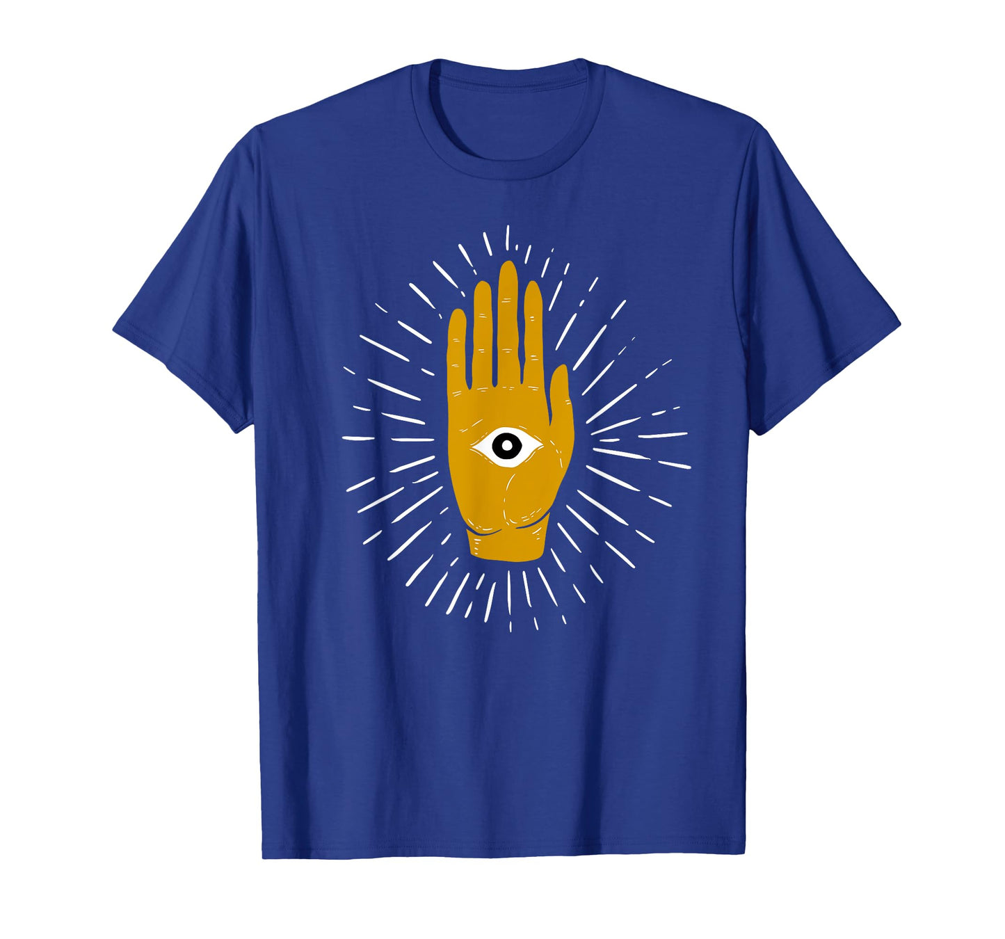 Spiritual Mystic Eye Third Eye All Seeing Eye Hamsa Hand T-Shirt