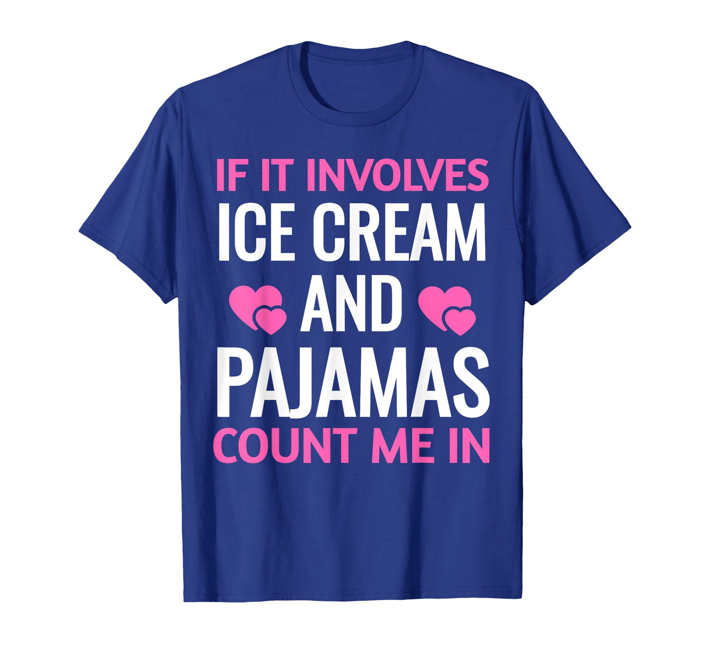Ice Cream And Pajamas Sleepover Party Lover Funny Shirt Men Women Kids T-Shirt