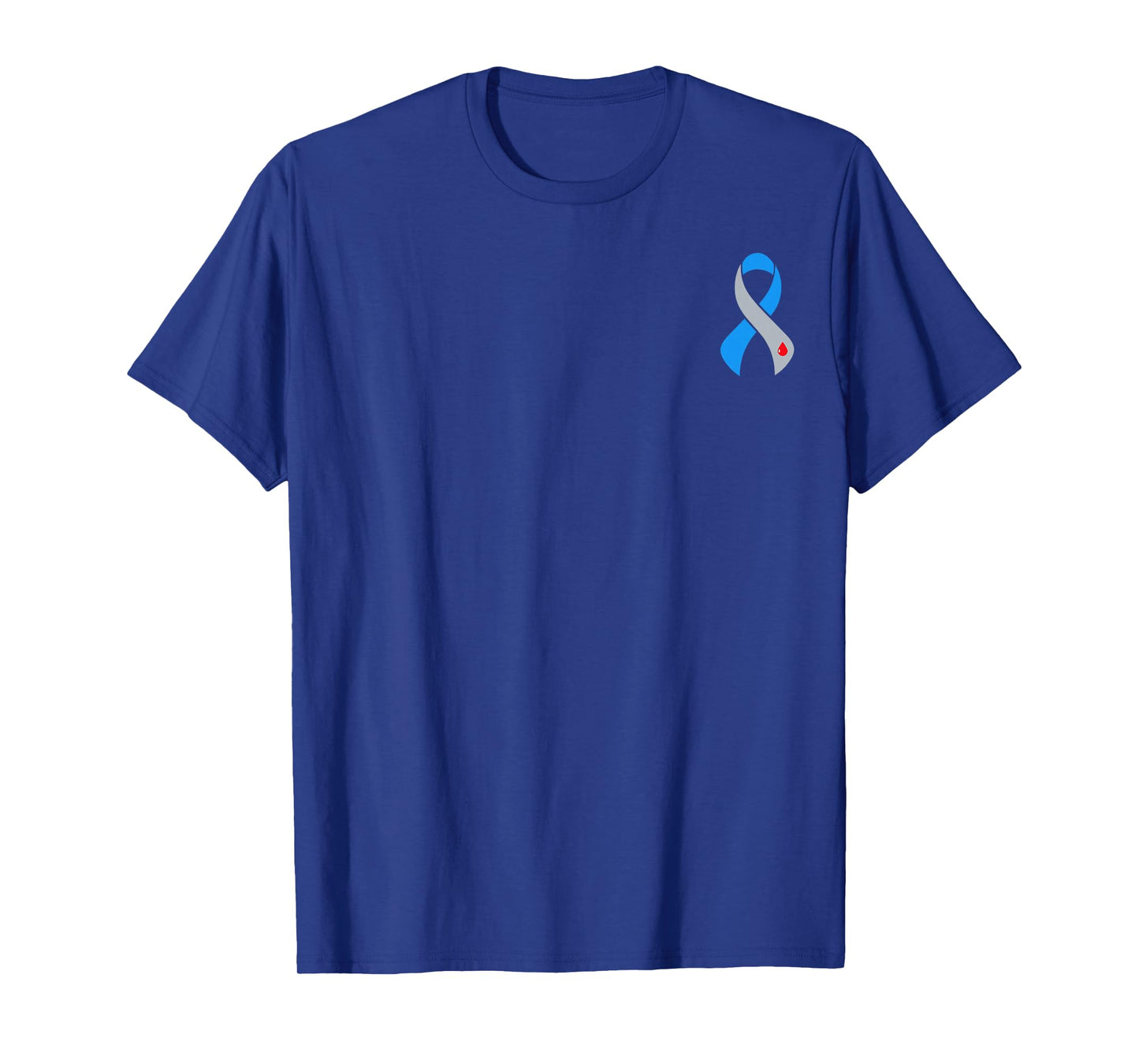Support Squad Type 1 Diabetes Awareness T1D Blue Ribbon T-Shirt