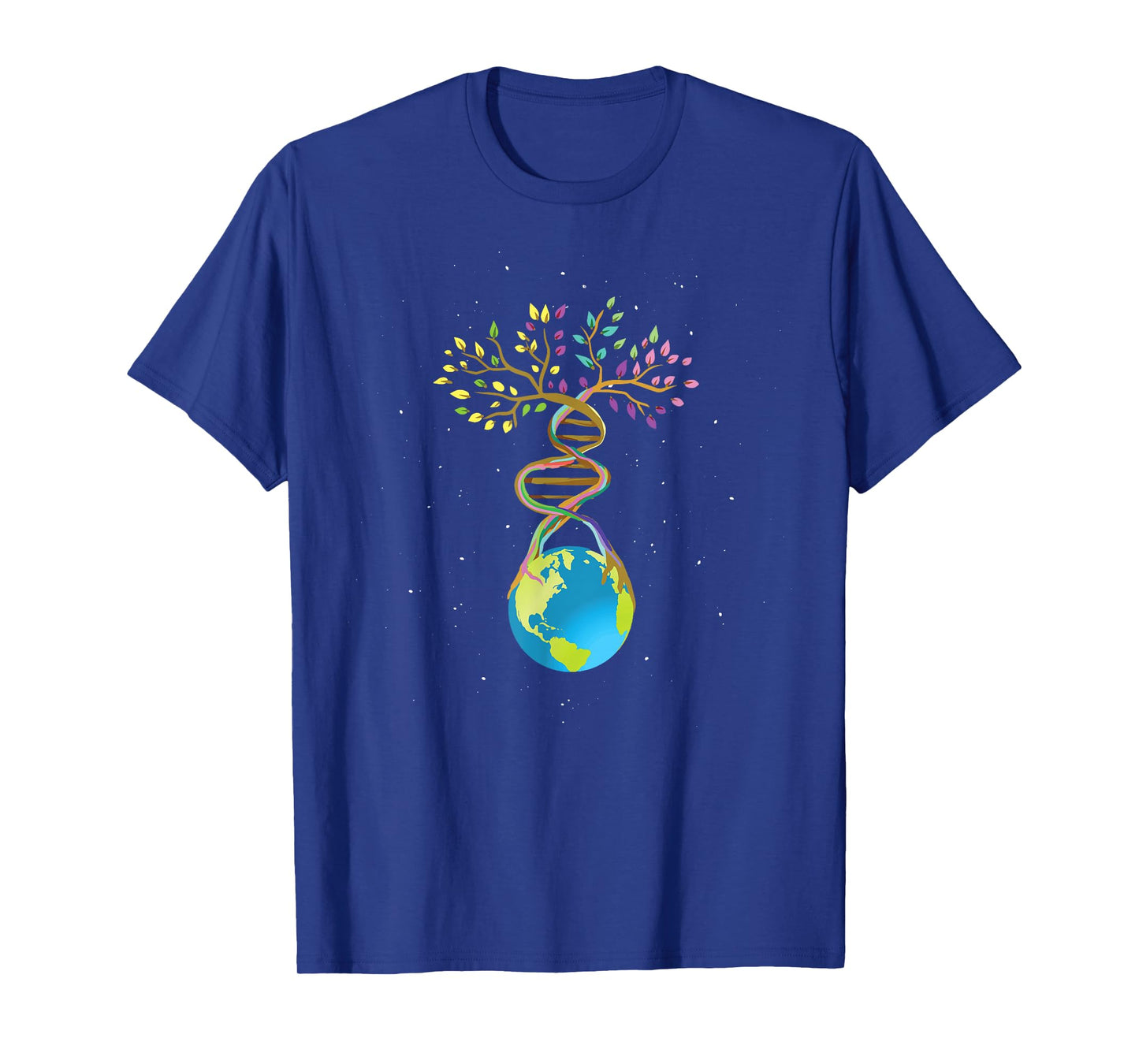 DNA Tree Life Mother Earth Genetics Biologist Science Shirt T-Shirt