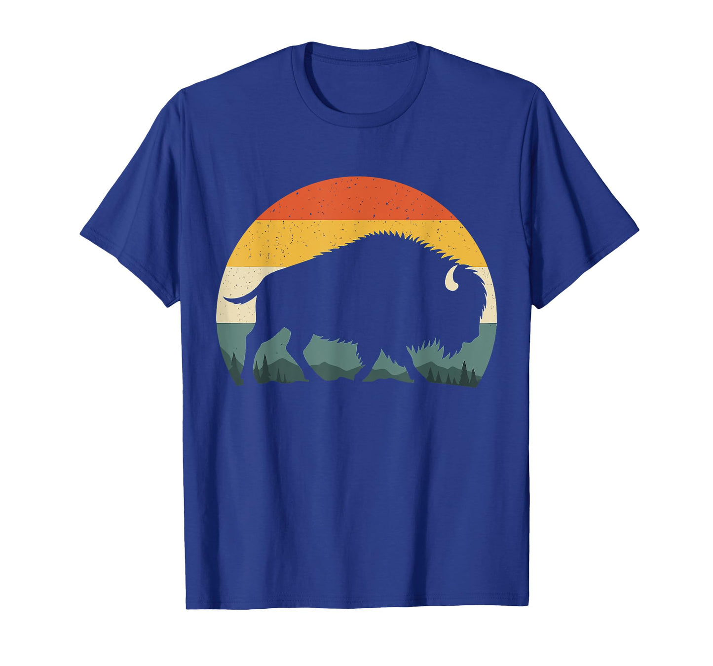 Bison American Buffalo Sunset T-Shirt