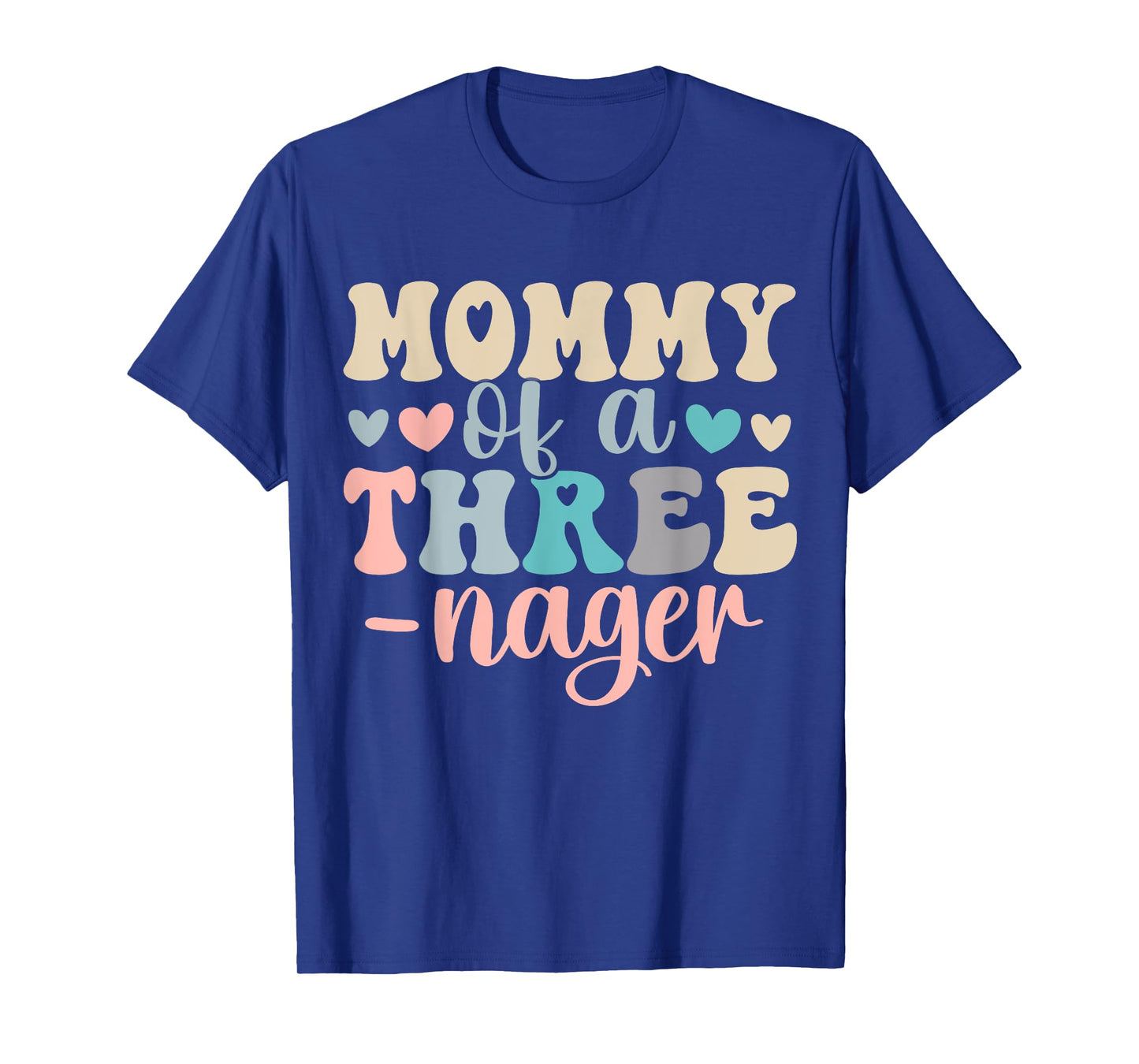 Mommy Of A Threenager 3rd Birthday Matching Family Boho T-Shirt