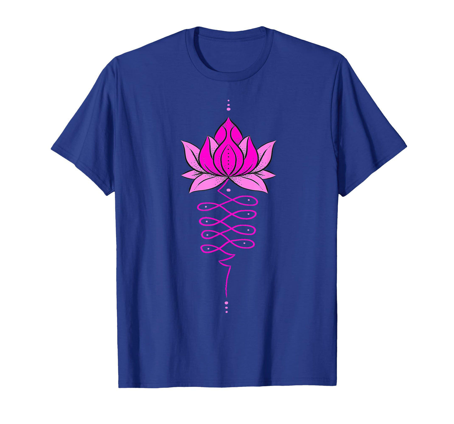 Unalome Lotus Flower Tree Mandala Tattoo Boho Zen Yoga T-Shirt