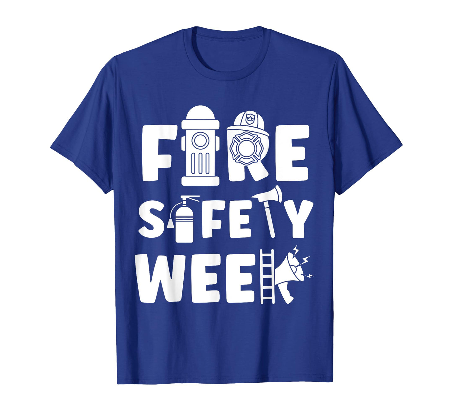 Fire Safety Week Prevention Month Firefighter Stop Drop Roll T-Shirt