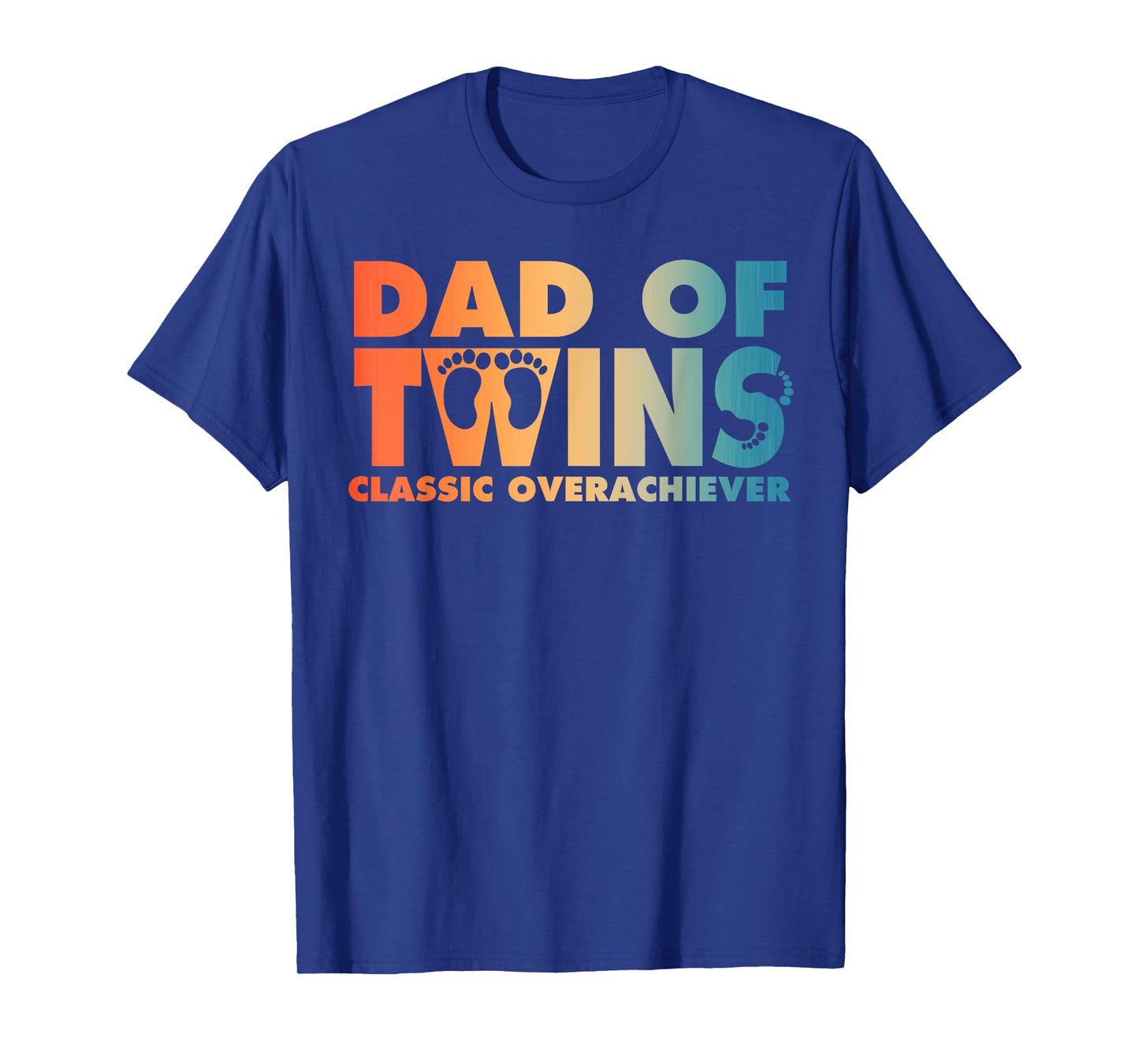 Unique Dad Of Twins Art For Father Men Twins Announcement T-Shirt
