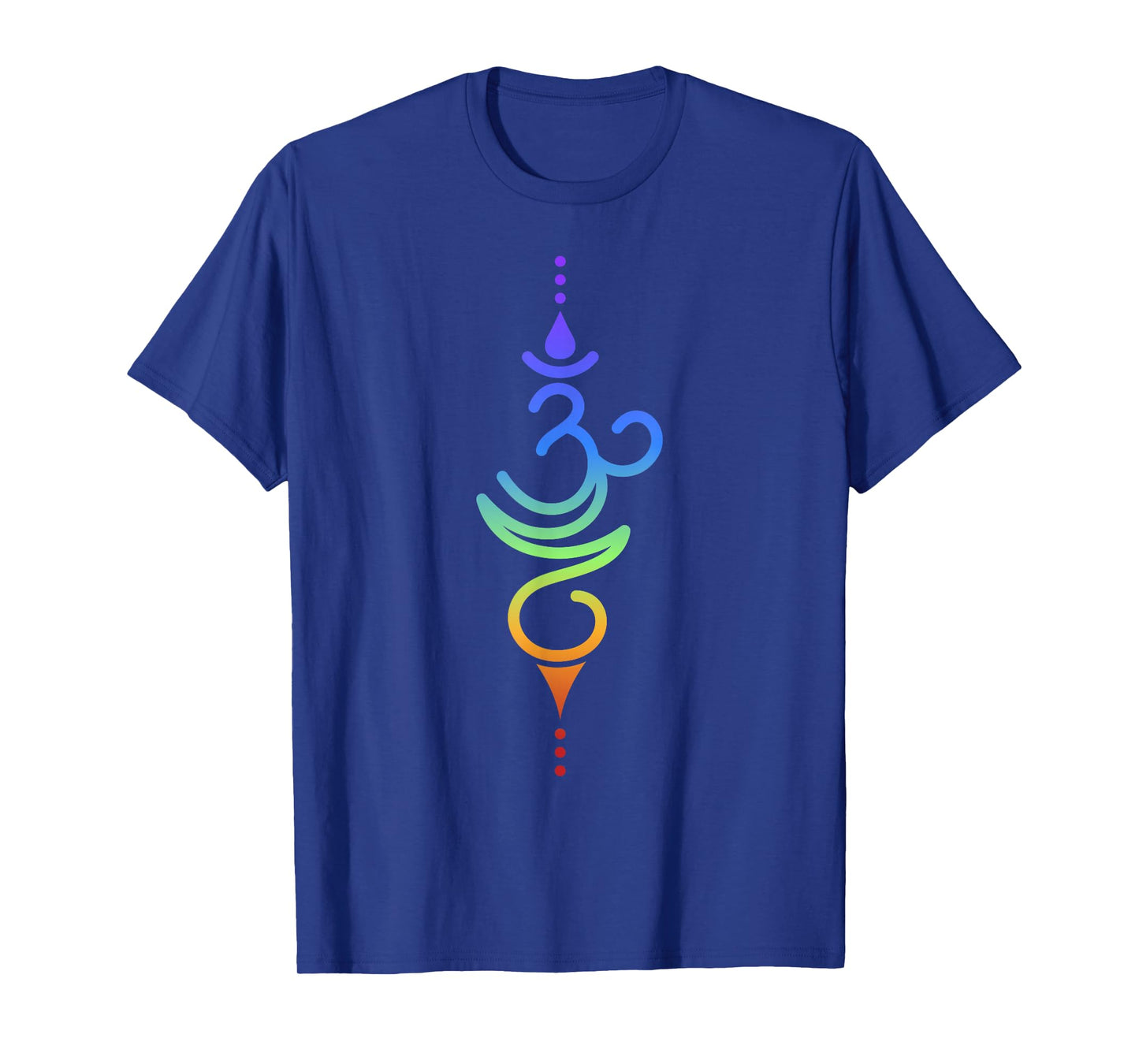 Colorful Om Symbol Spiritual Energy Design T-Shirt