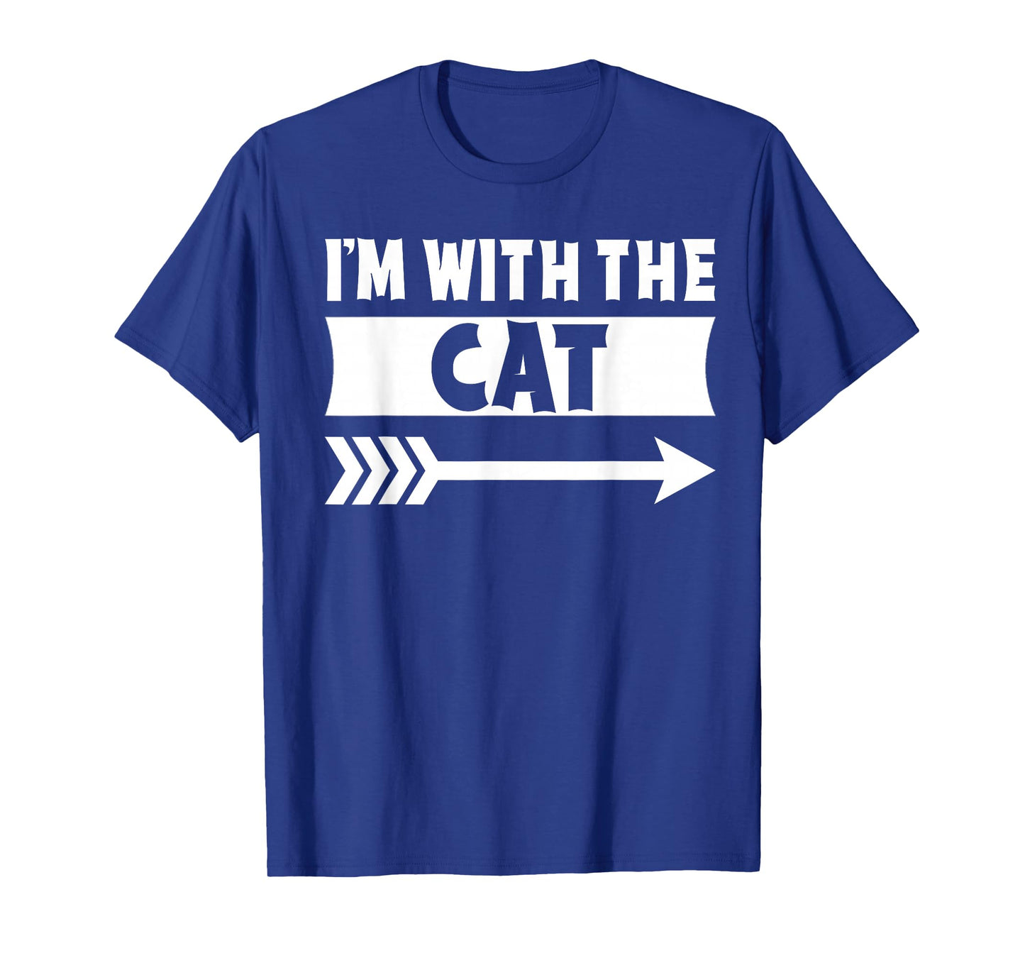 I'm With The Cat Halloween Costume Cat Halloween T-Shirt