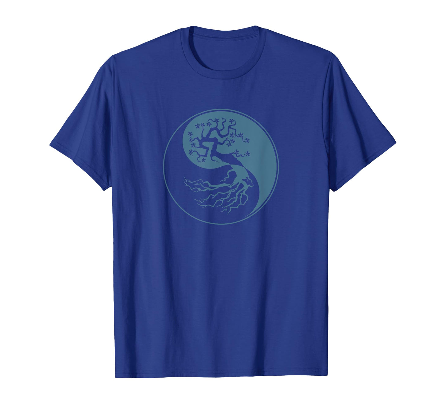 Tree Of Life Yin Yang Symbol Funny Bonsai Zen Gift Men Women T-Shirt