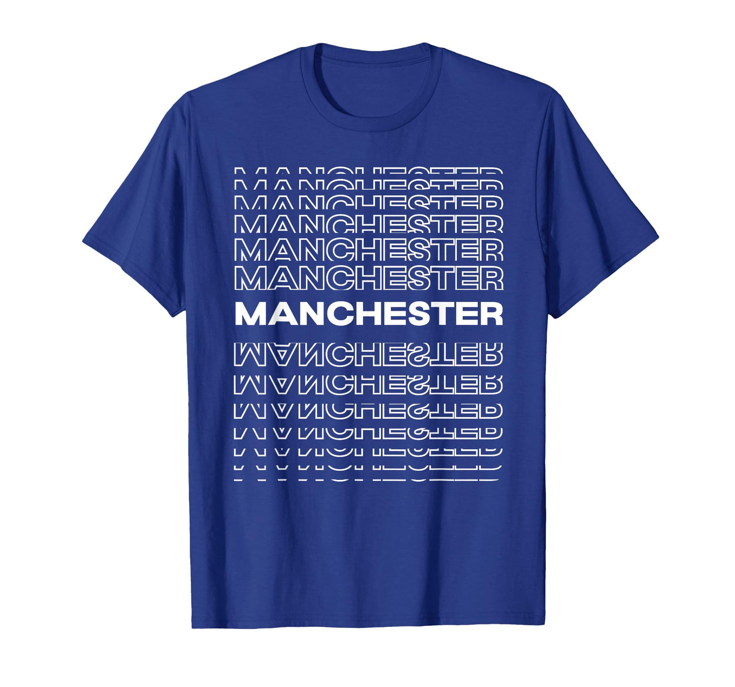 Minimalist City - United Kingdom Modern Manchester T-Shirt
