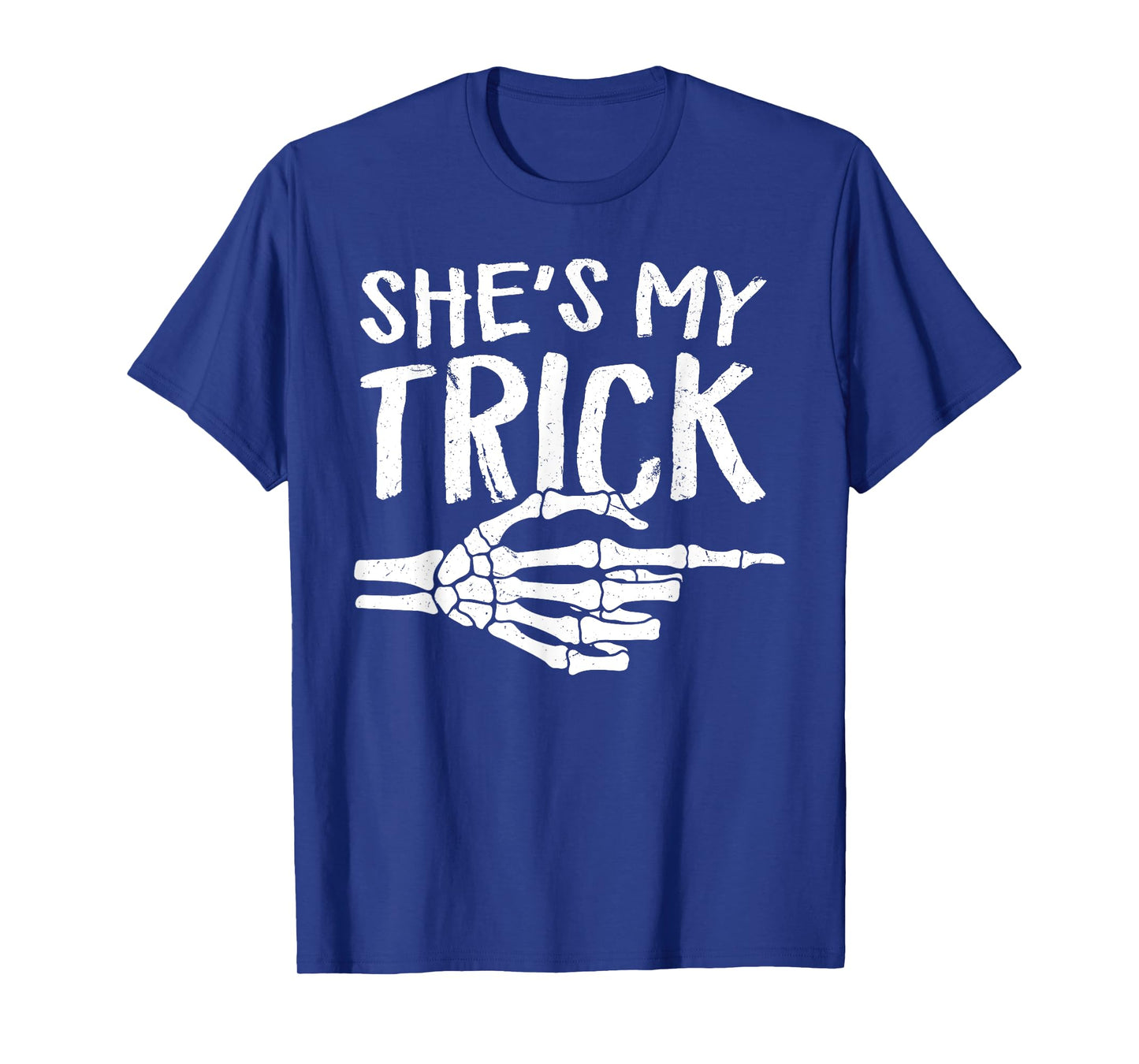 She's My Trick Matching Couple Halloween Costume Boyfriend T-Shirt
