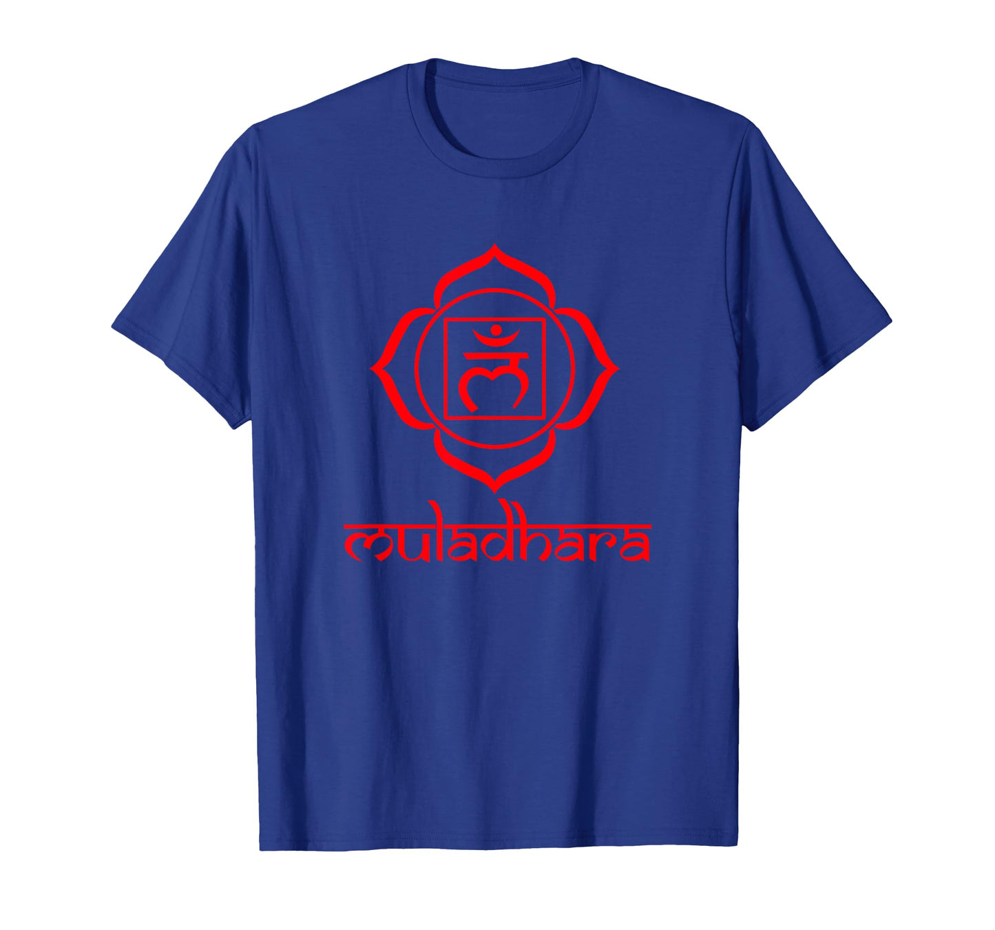 Root Chakra Symbol Red Muladhara Yogi Yoga T-Shirt