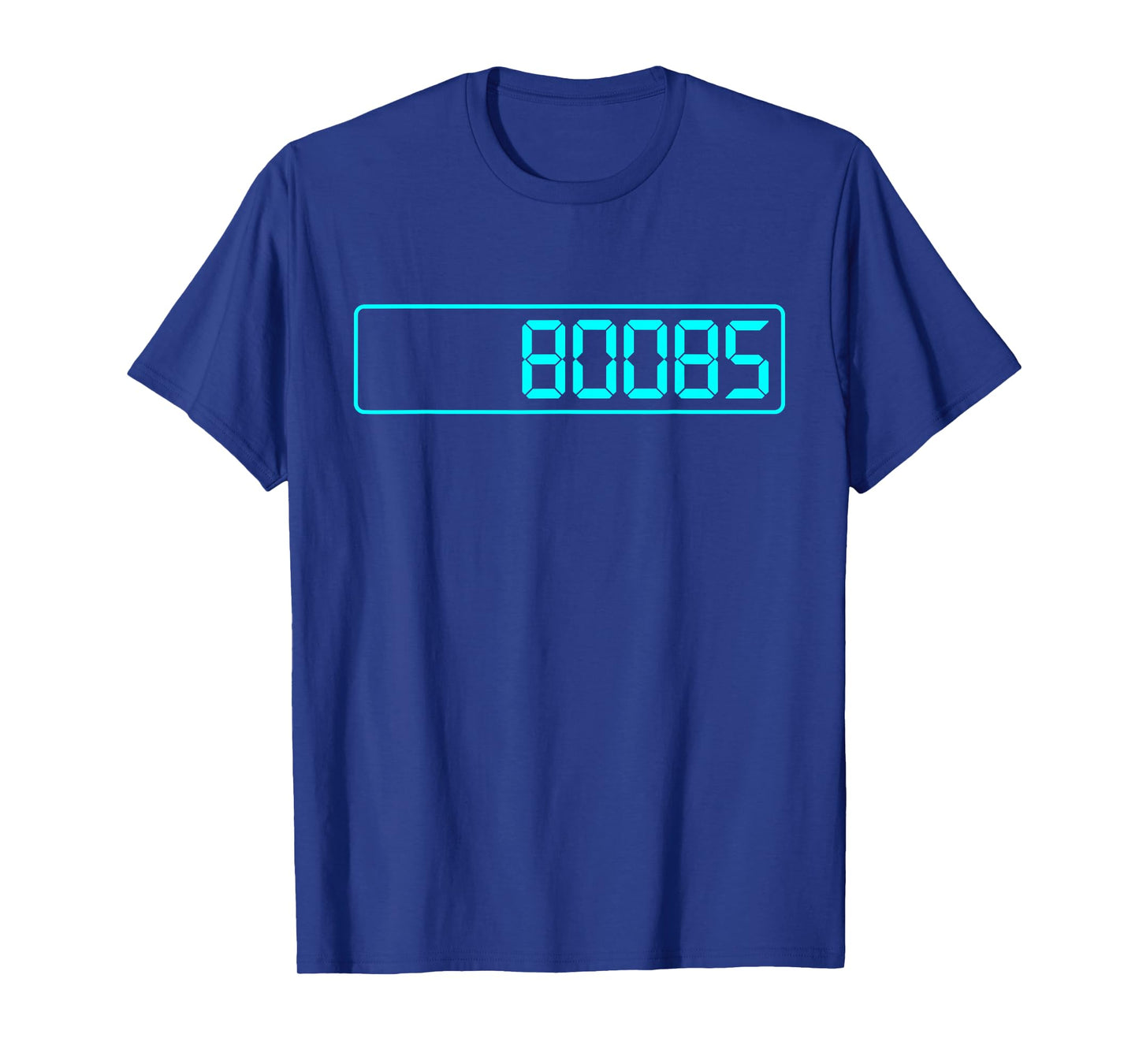 80085 BOOBS CALCULATOR DISPLAY LED LCD T-Shirt