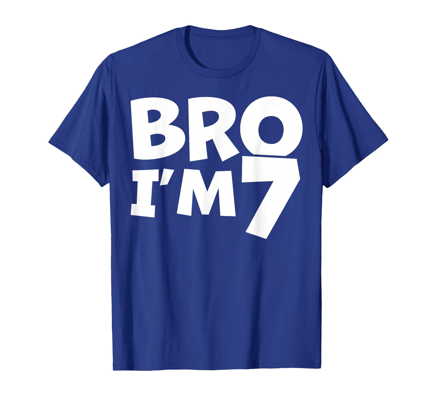 7 Year Old BDay Decorations Son Boy 7yr 7th Birthday T-Shirt