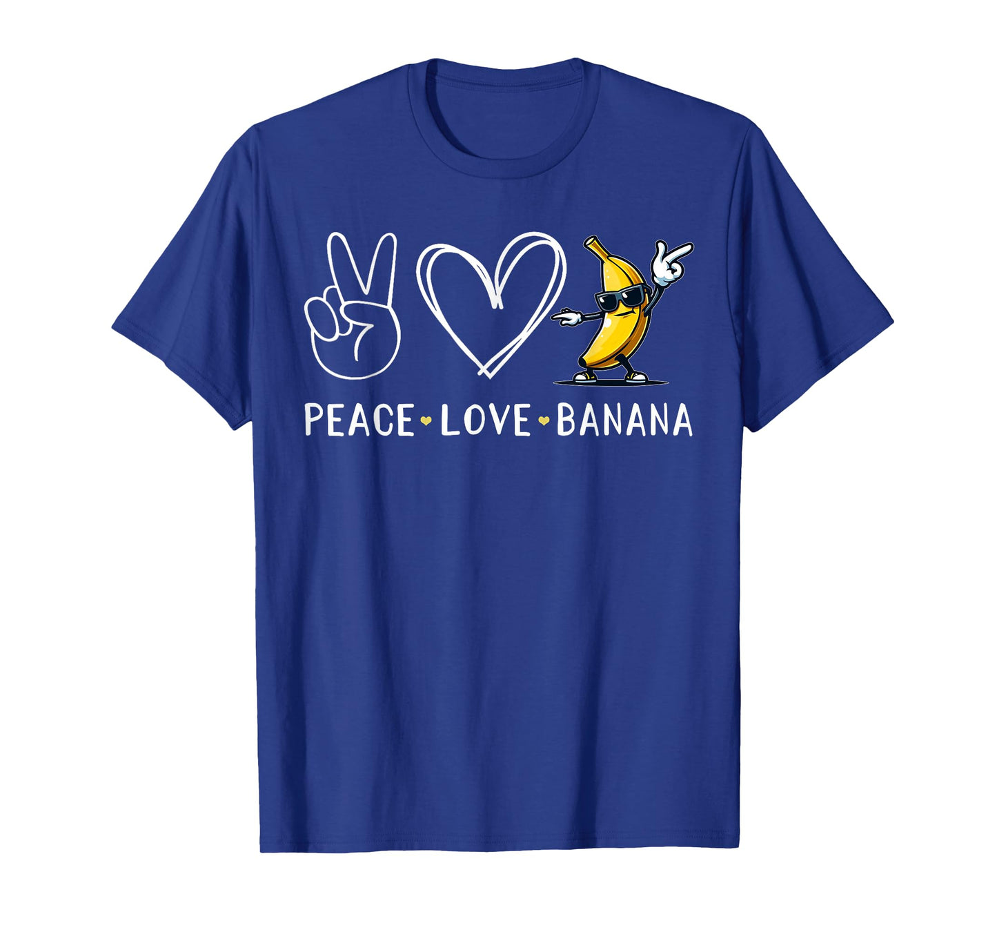 Funny Love Bananas Shirt Cute Banana Gifts Peace Love Banana T-Shirt