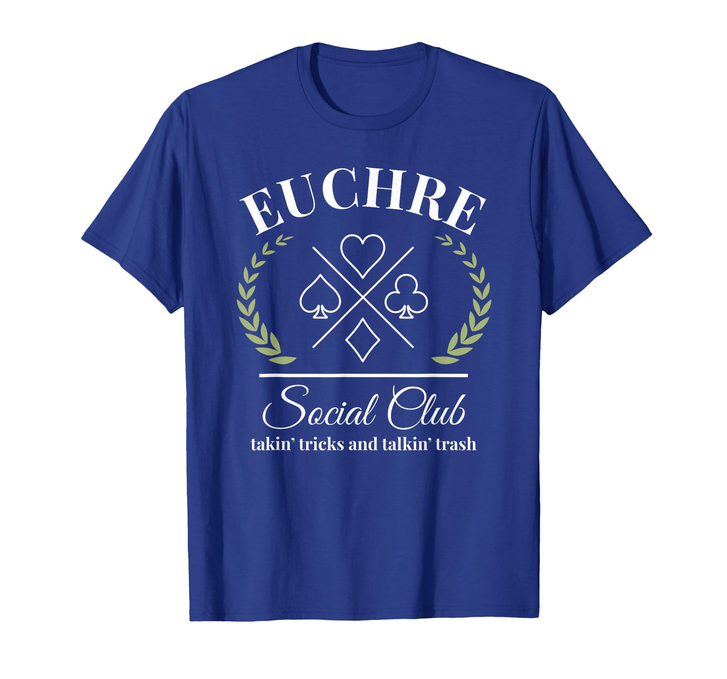 Euchre Social Club funny Euchre player humor T-Shirt