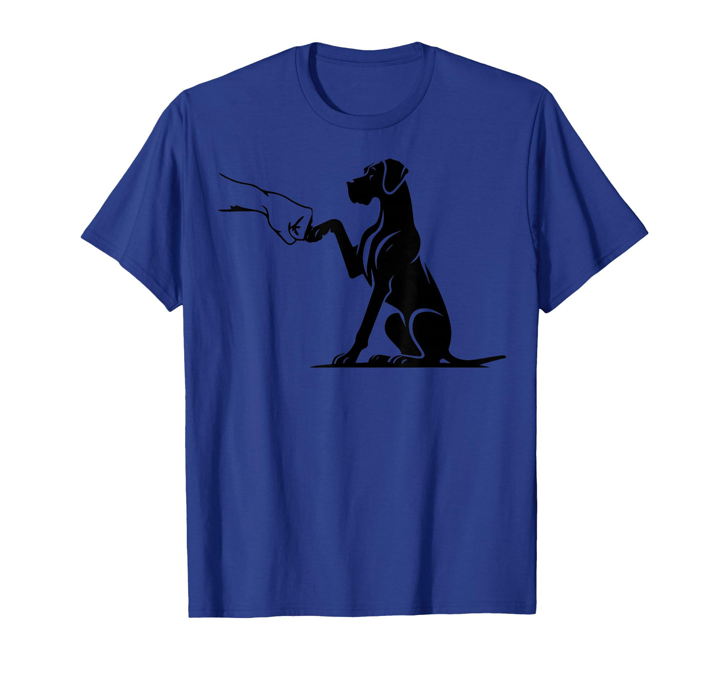 Great Dane with hand, Great Dane mom T-Shirt