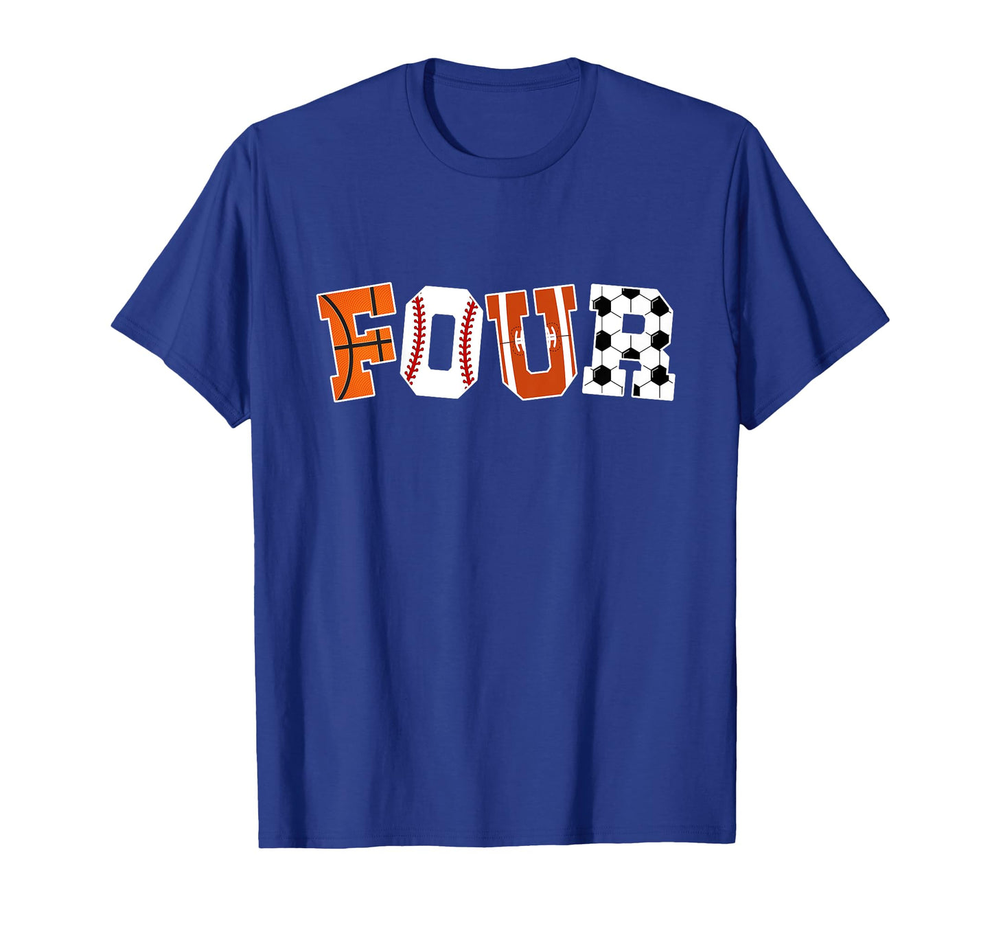 Kids 4th Birthday Sports Birthday Party 4 Year Old Boy T-Shirt