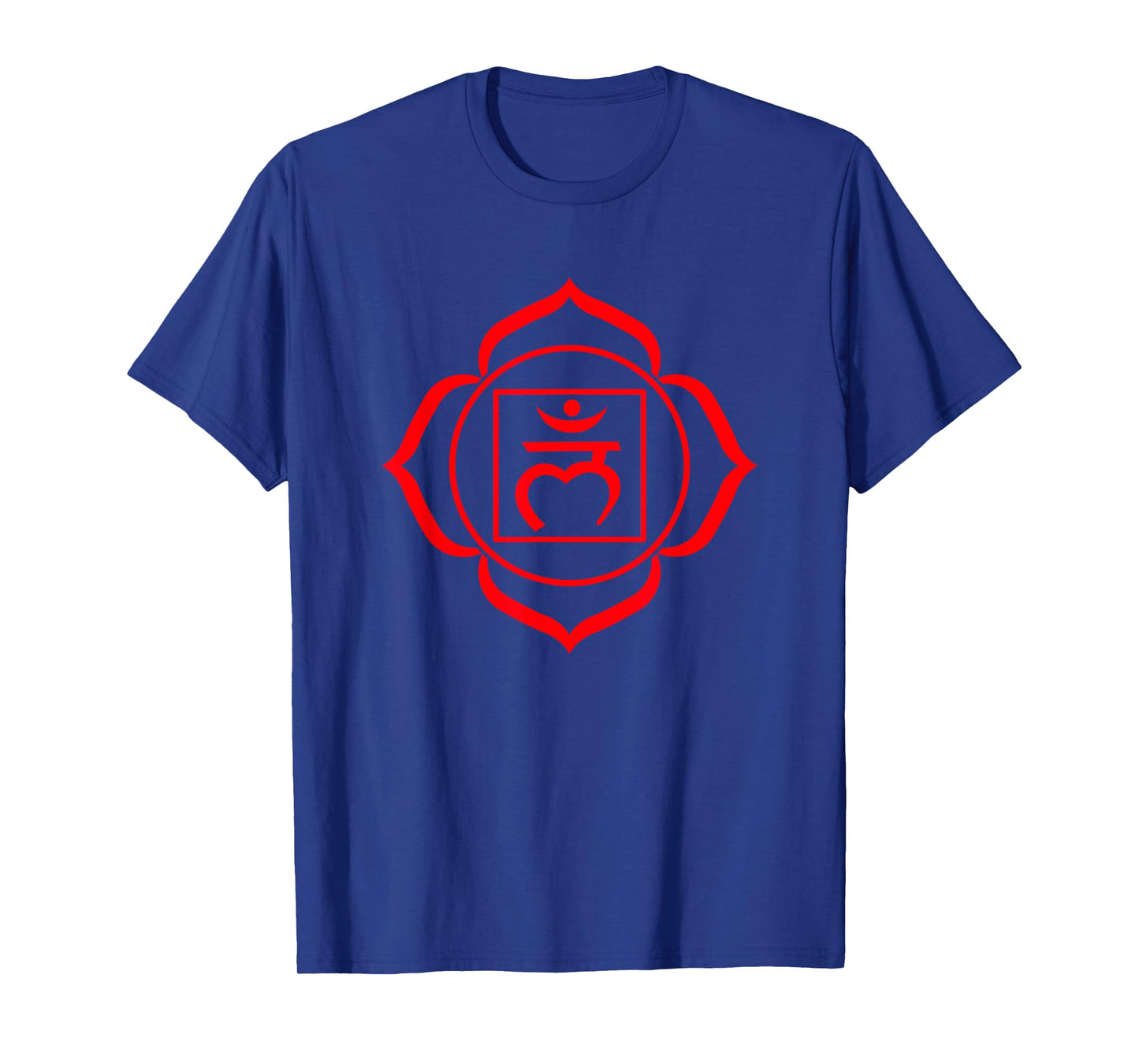Root Chakra Symbol Red Muladhara Yogi Yoga T-Shirt