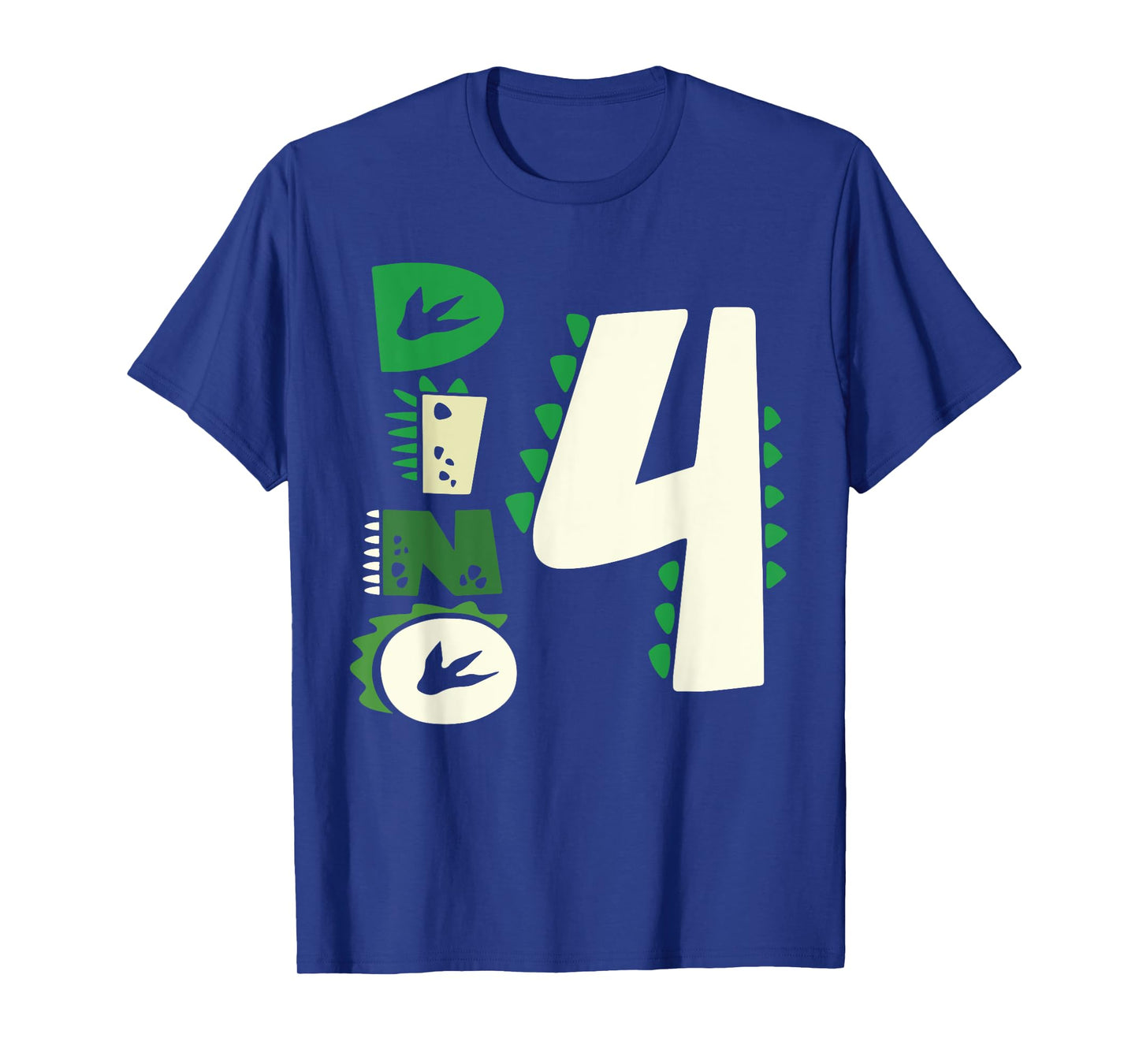 Dino Four Birthday Saurus Dinosaur Birthday Mom Dad Kids T-Shirt