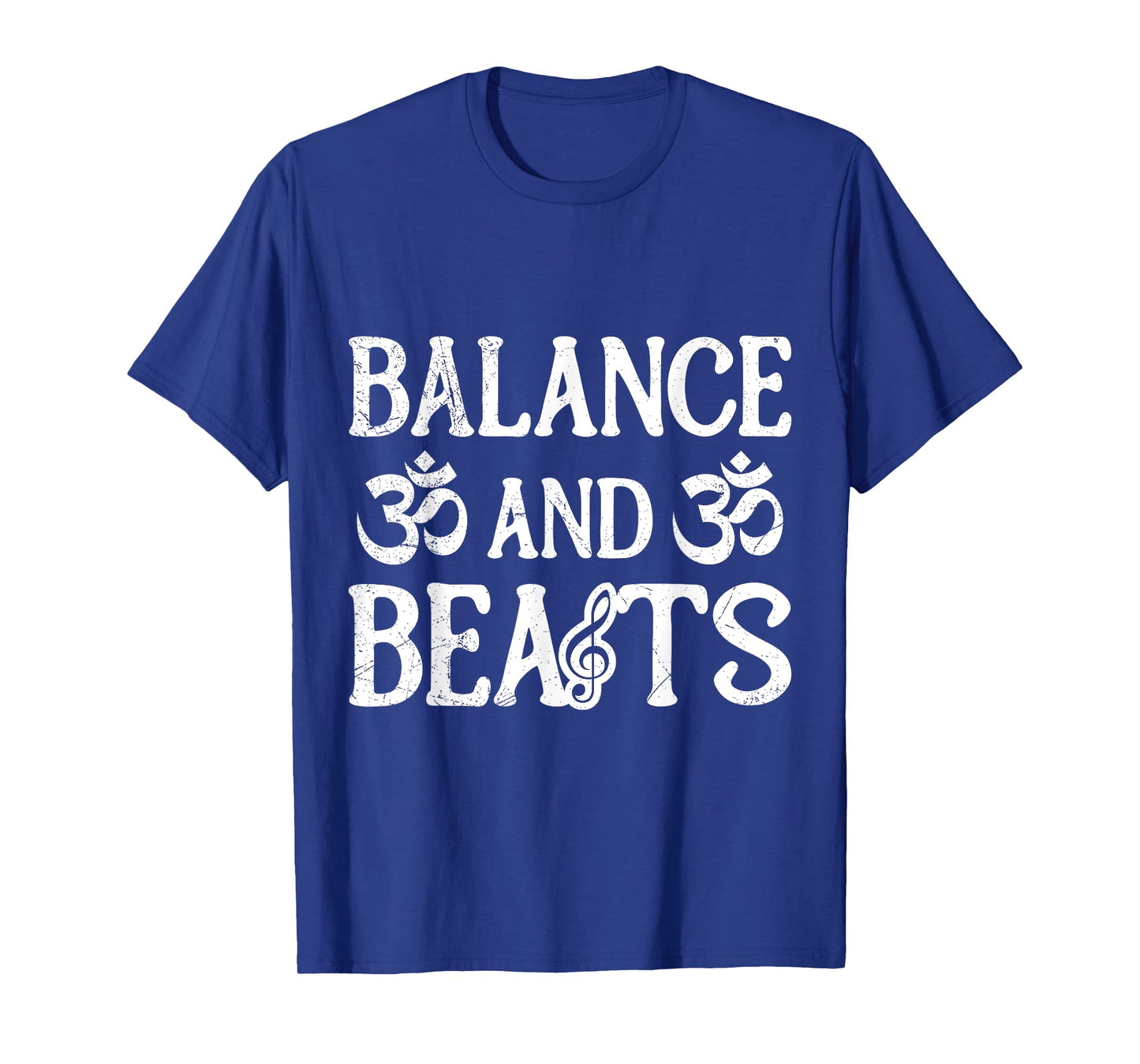 Yoga Outfit BALANCE AND BEATS Funny Music Yoga T-Shirt