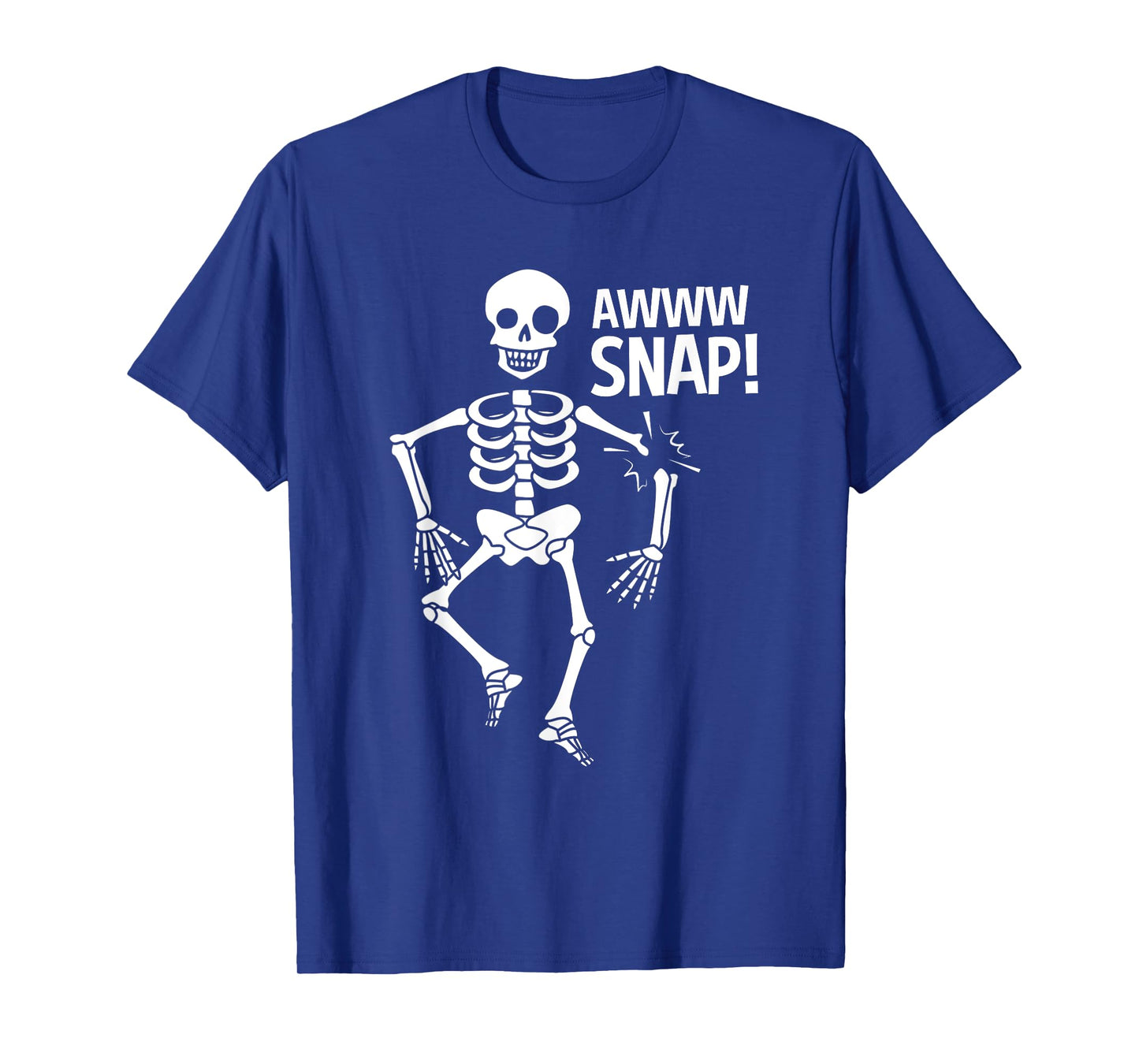 Broken Arm Halloween Aww Snap Skeleton T-Shirt