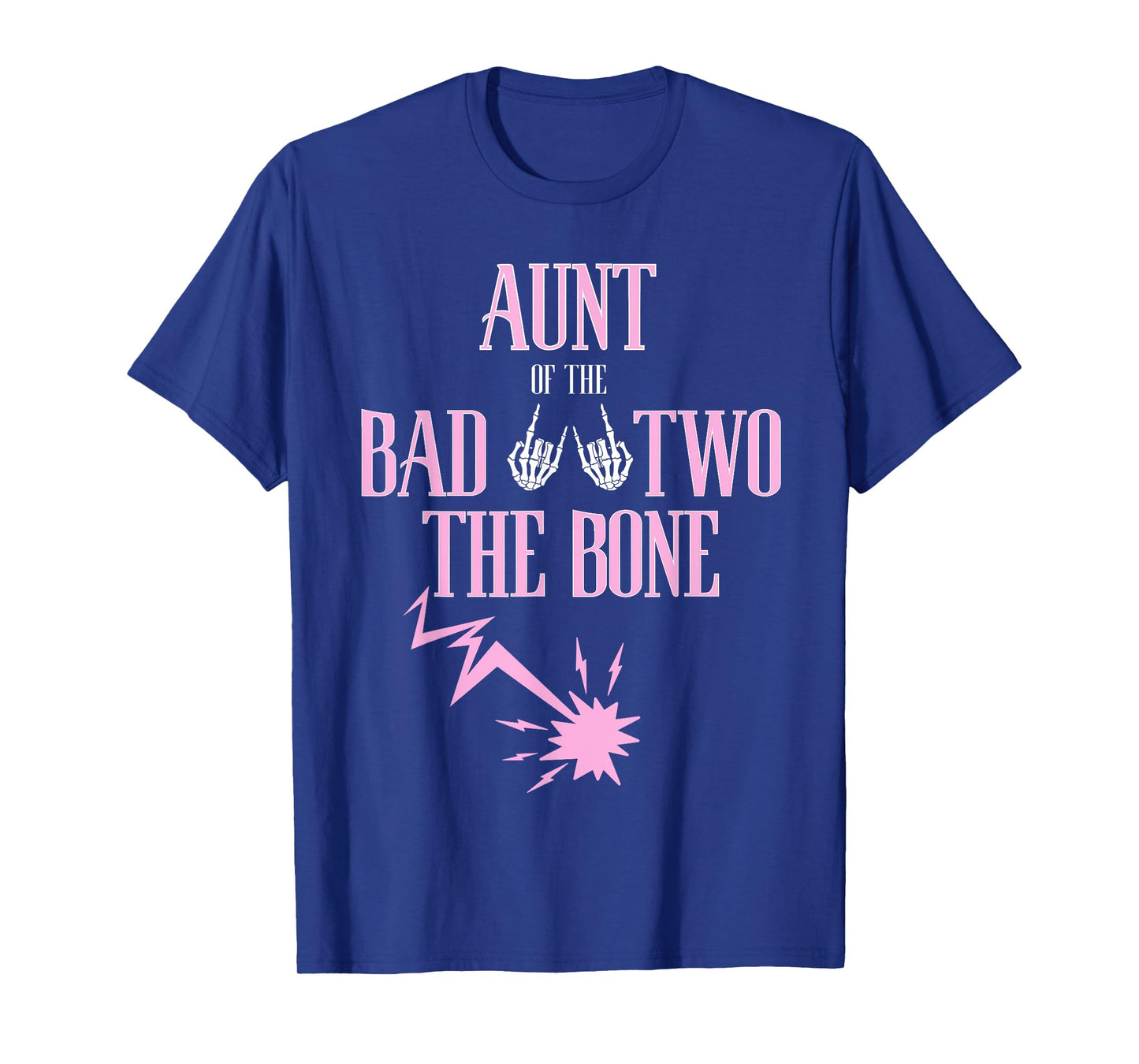 Aunt of the Bad Two The Bone Rock-and-Roll 2nd Birthday T-Shirt