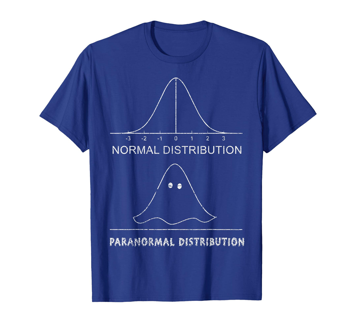 Normal Paranormal Distribution Funny Math Ghost Halloween T-Shirt