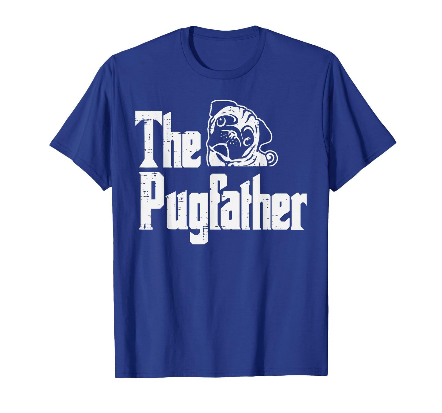 Fathers Day The Pug Father Pug Daddy Papa Fur Dad Dog Owner T-Shirt for Men