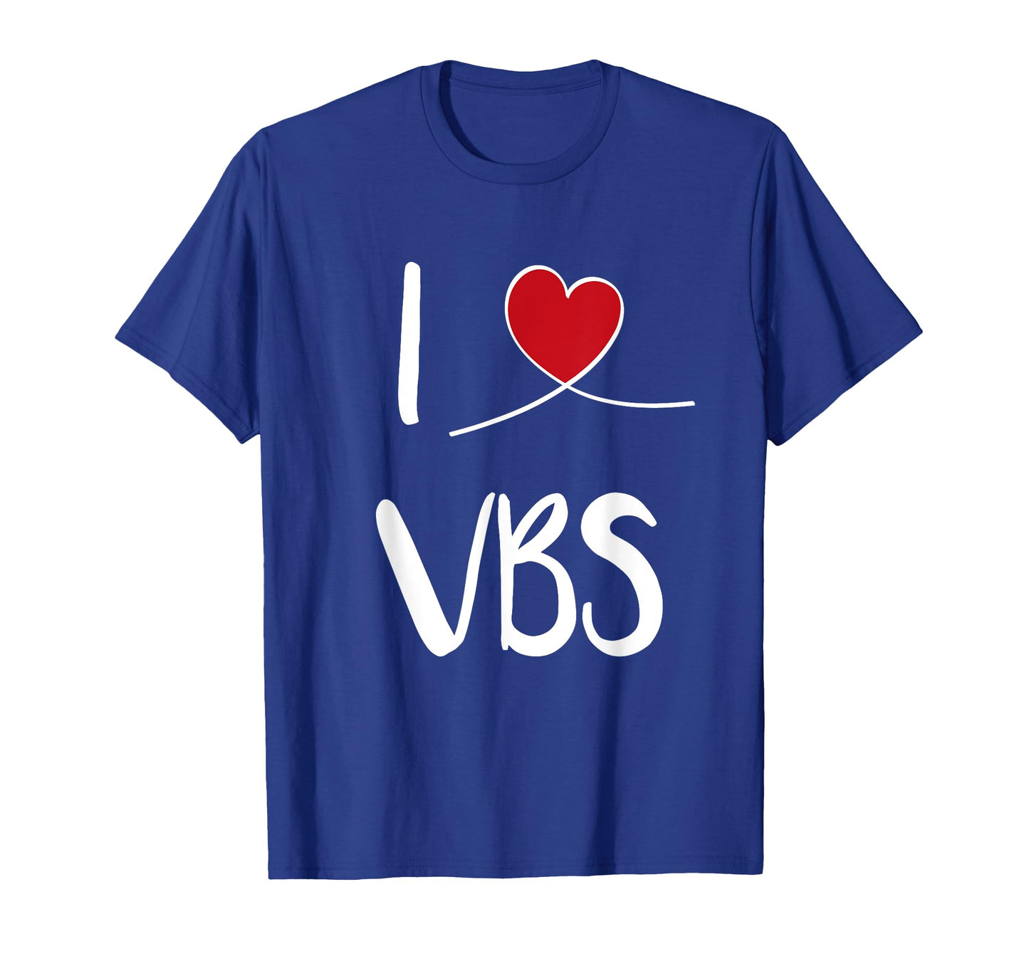 I Love VBS Vacation Bible School 2024 Cute Christian Heart T-Shirt