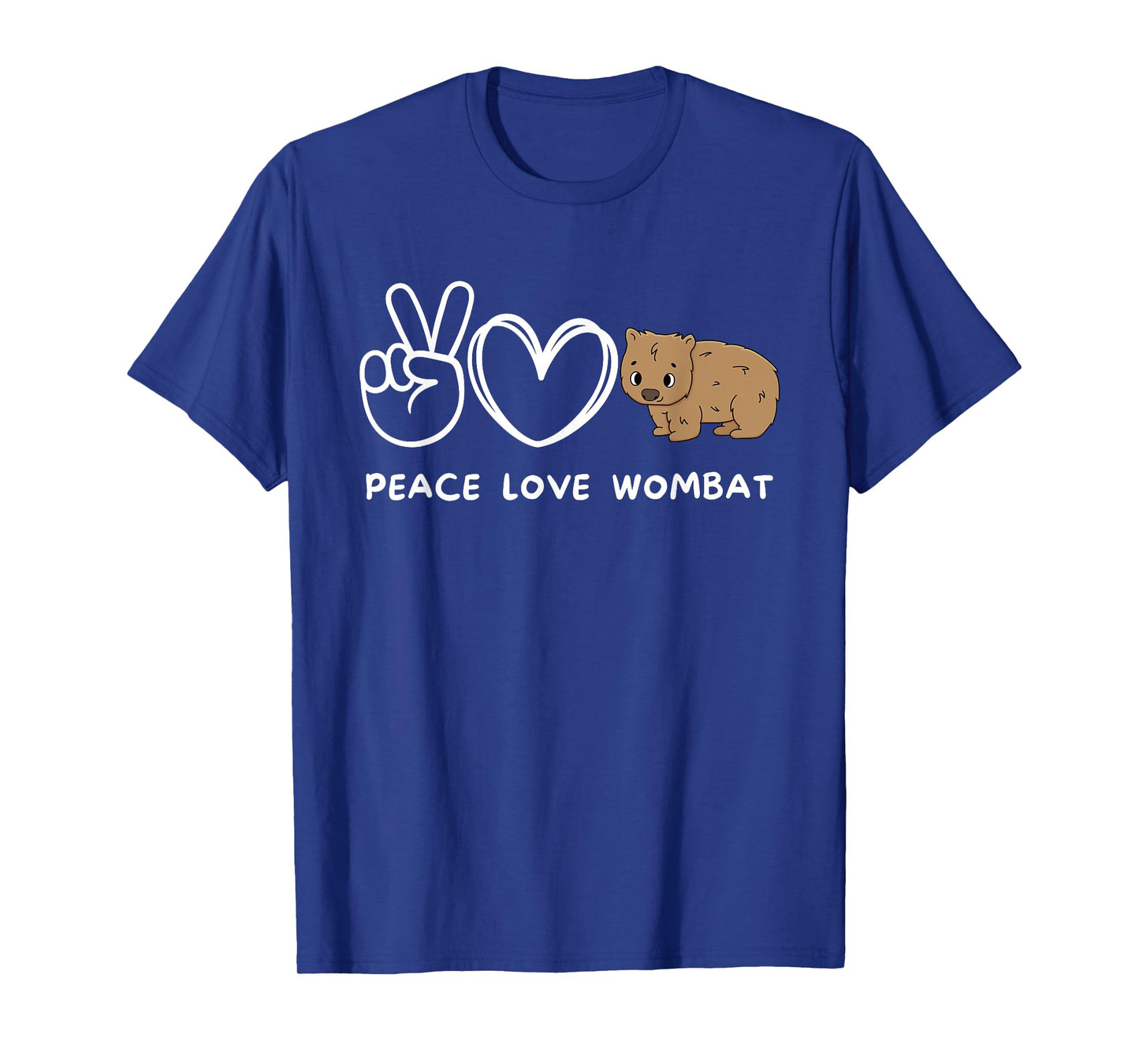 Peace, Love Wombat Retro Wombat Lover Animals Lover T-Shirt
