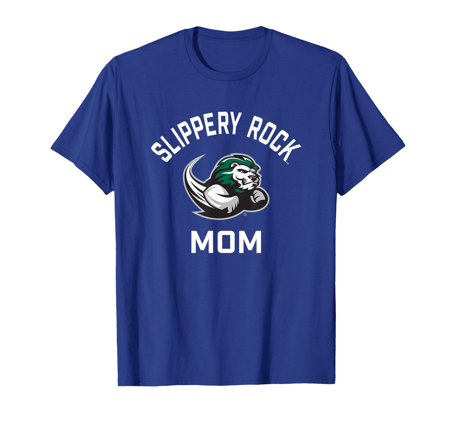 SRU Slippery Rock University Arched Mom T-Shirt
