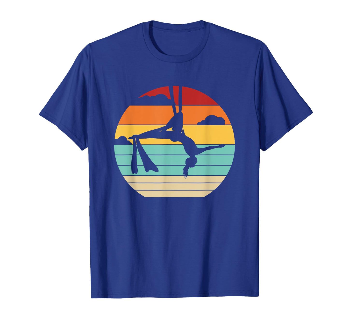 Retro Aerial Yoga Aerialist Gymnastics Dancer Aerial Silks T-Shirt