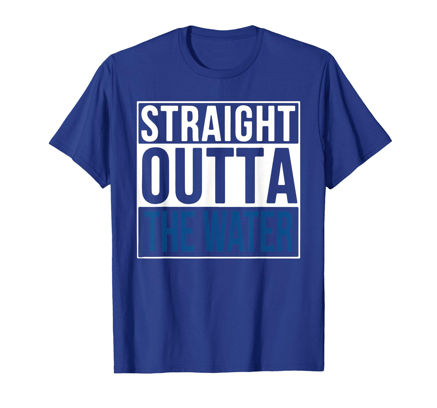 STRAIGHT OUTTA THE WATER T SHIRT - Christian Baptism T Shirt T-Shirt