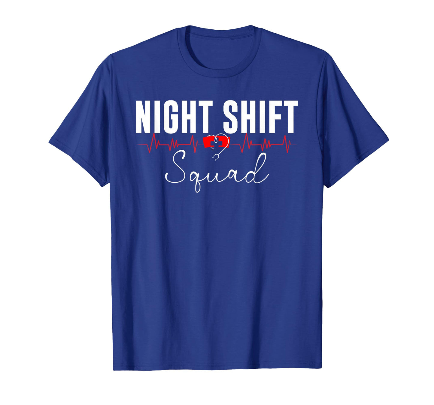 Night Shift Squad Team Night Shift Nursing Funny Nurse T-Shirt