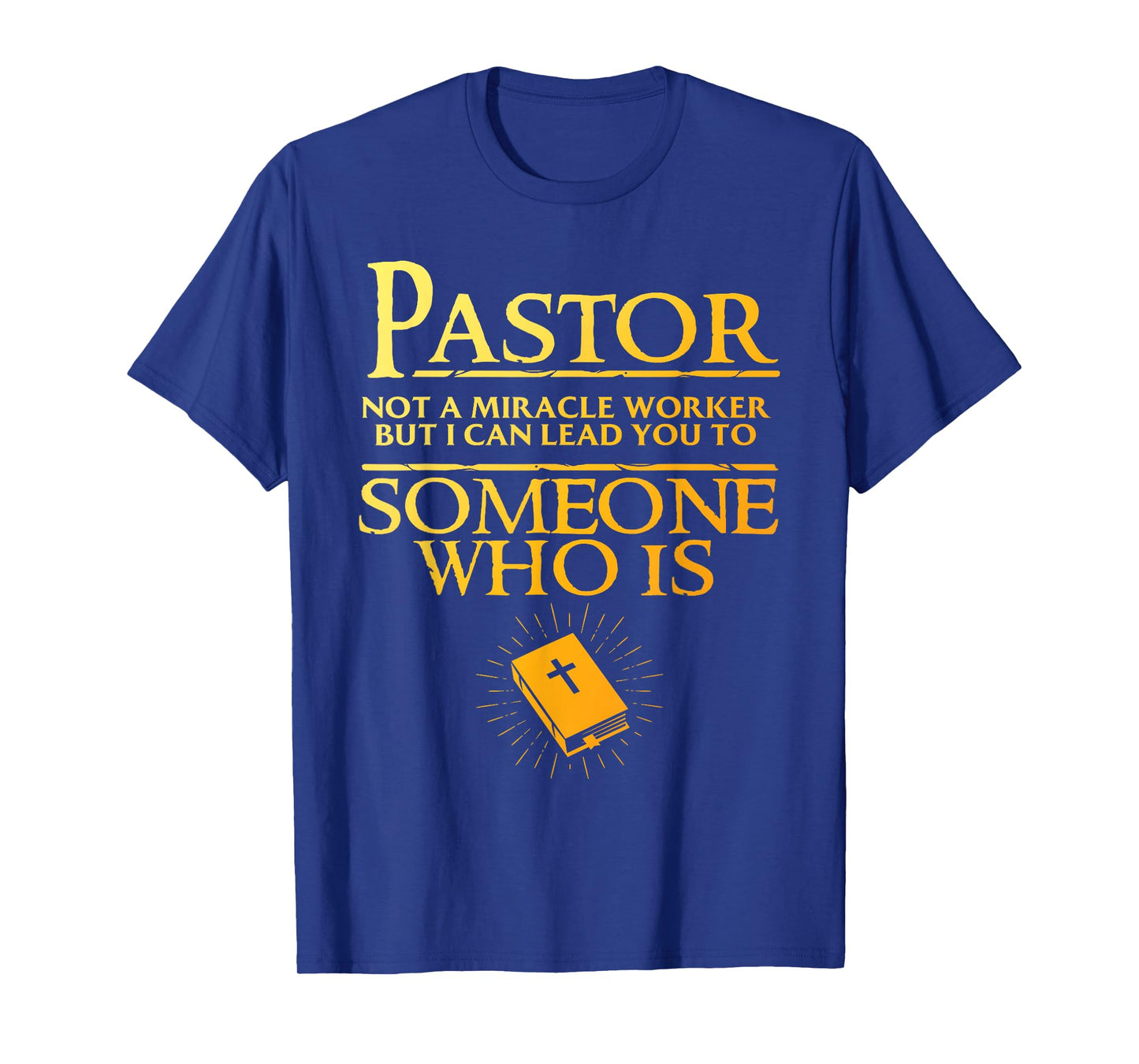 Pastor Appreciation Art For Men Women Minister Clergy Bible T-Shirt